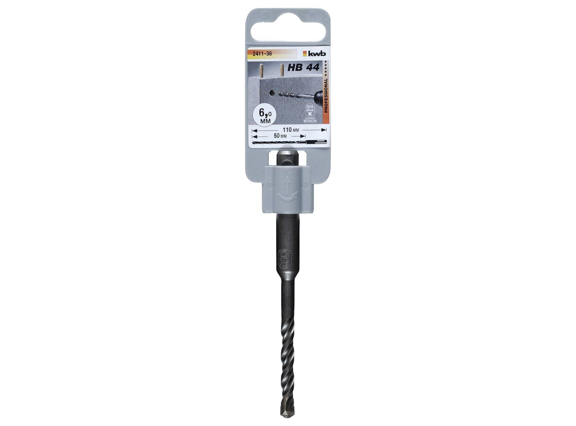 Broca para concreto 6 mm sds 241136 KWB-2