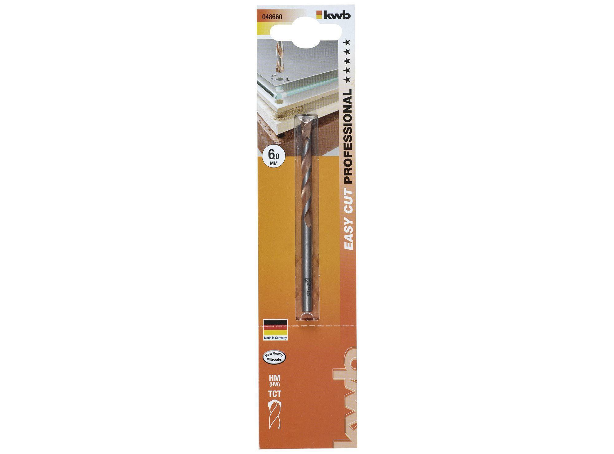 Broca multiuso 6 mm easy cut 48660 KWB-2