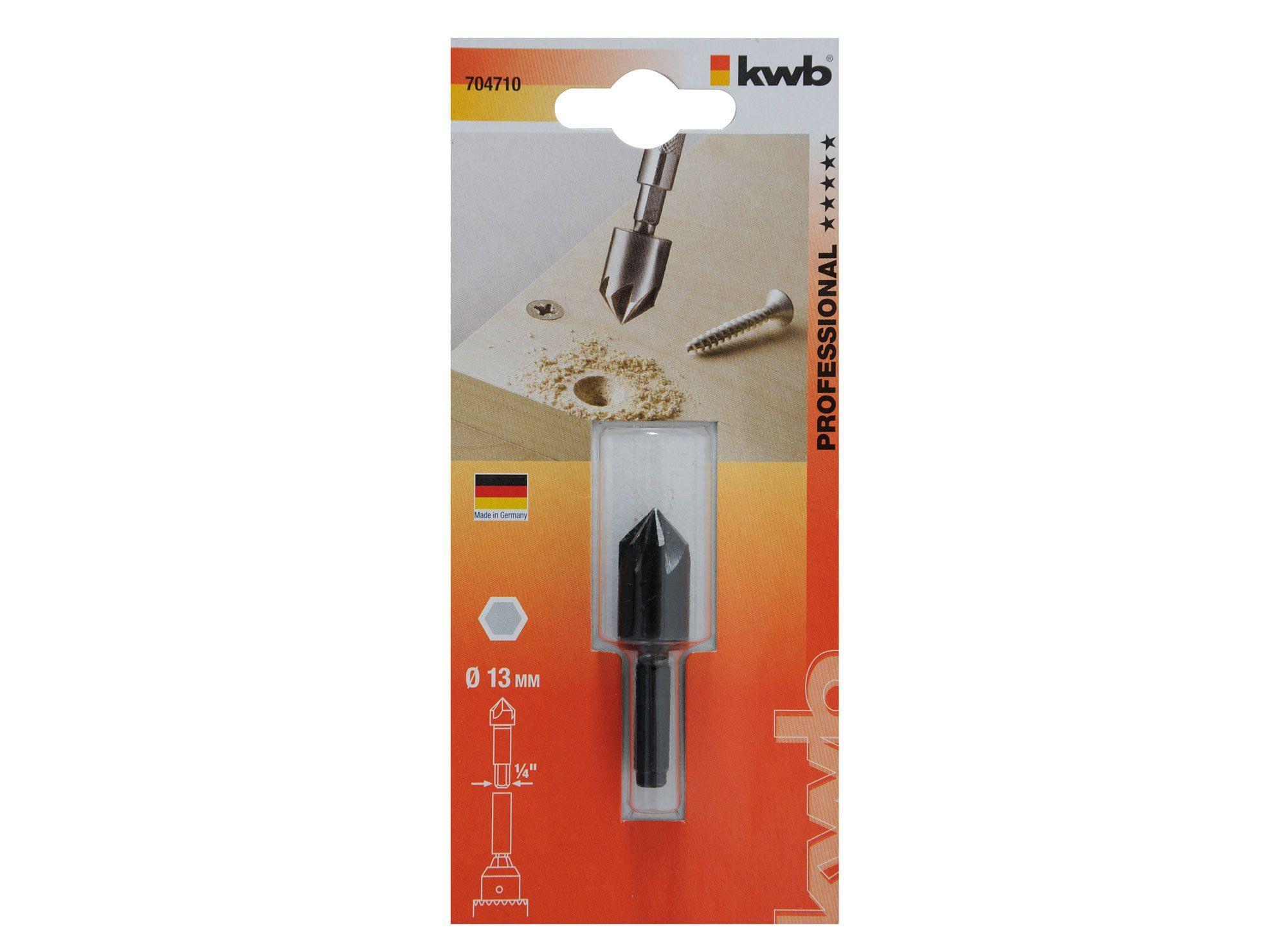 Avellanador para madera 13 mm 704710 KWB-2