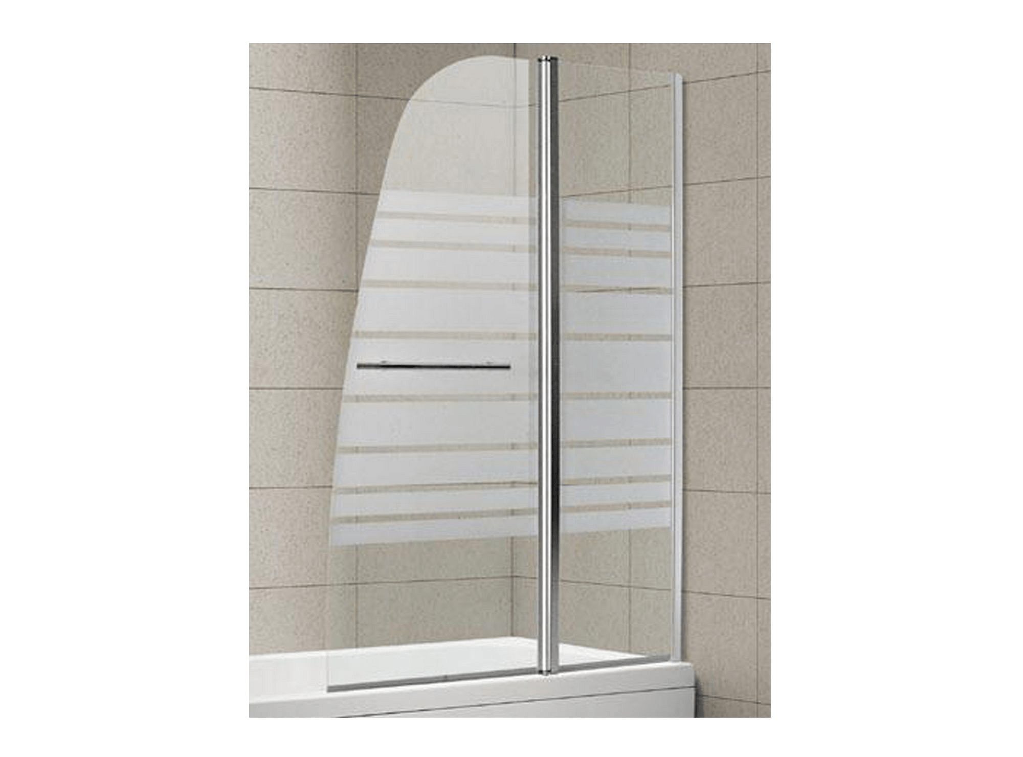 Batiente 150x90 cm 5 mm con manilla franja Vessanti-0