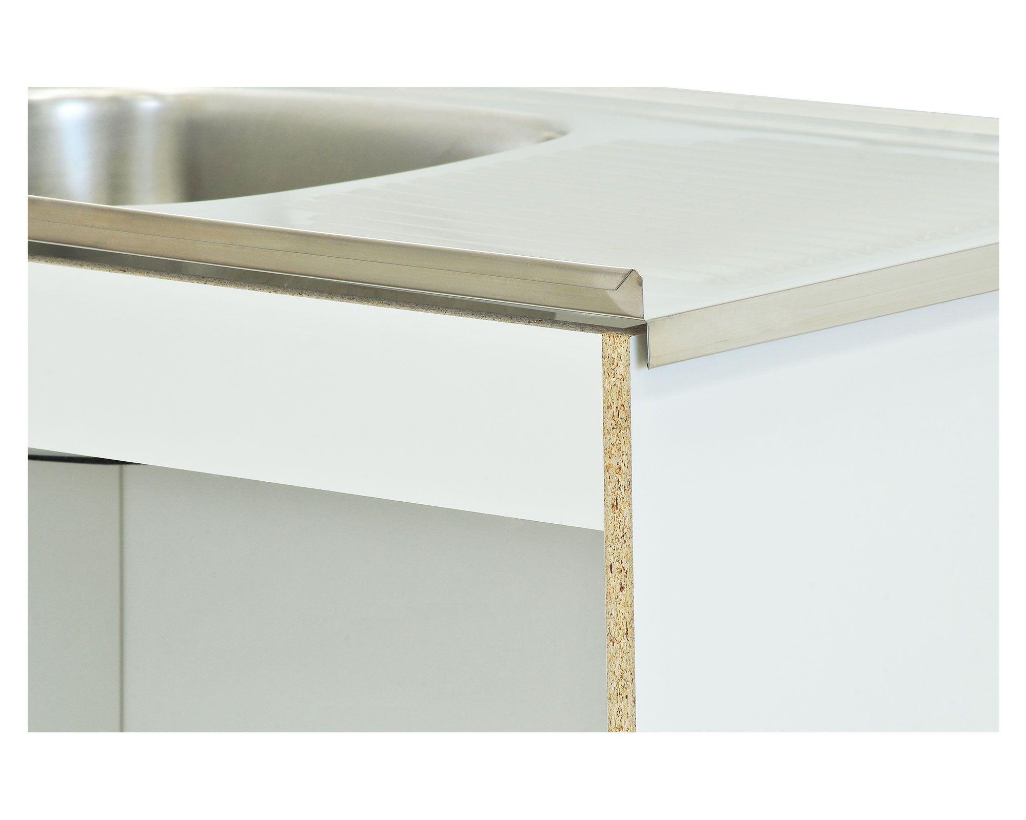 Mueble base lavaplatos 80 cm ED 2 puertas blanco Mobikit-2