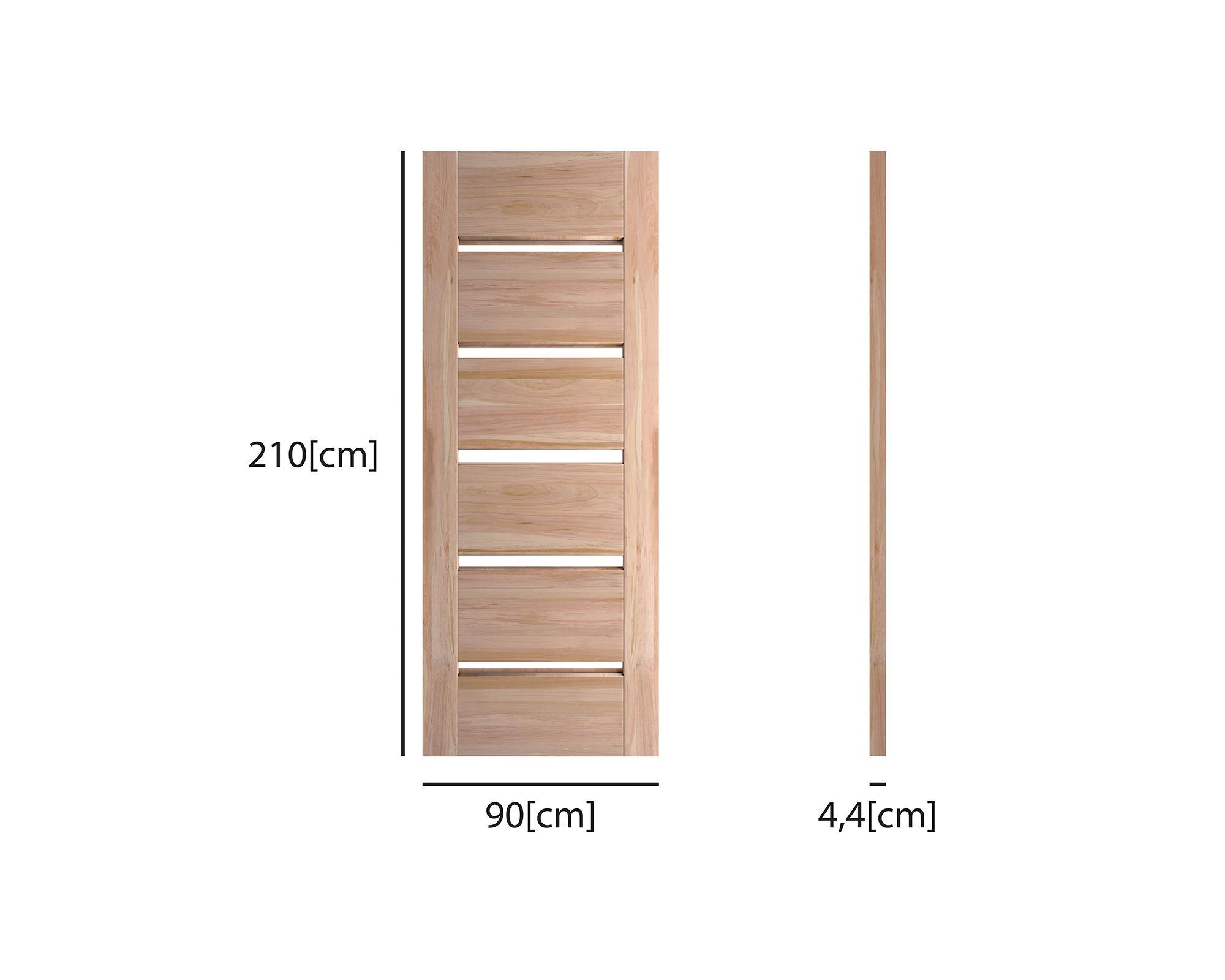 Puerta Lenga Piamonte 90x210 cm-3