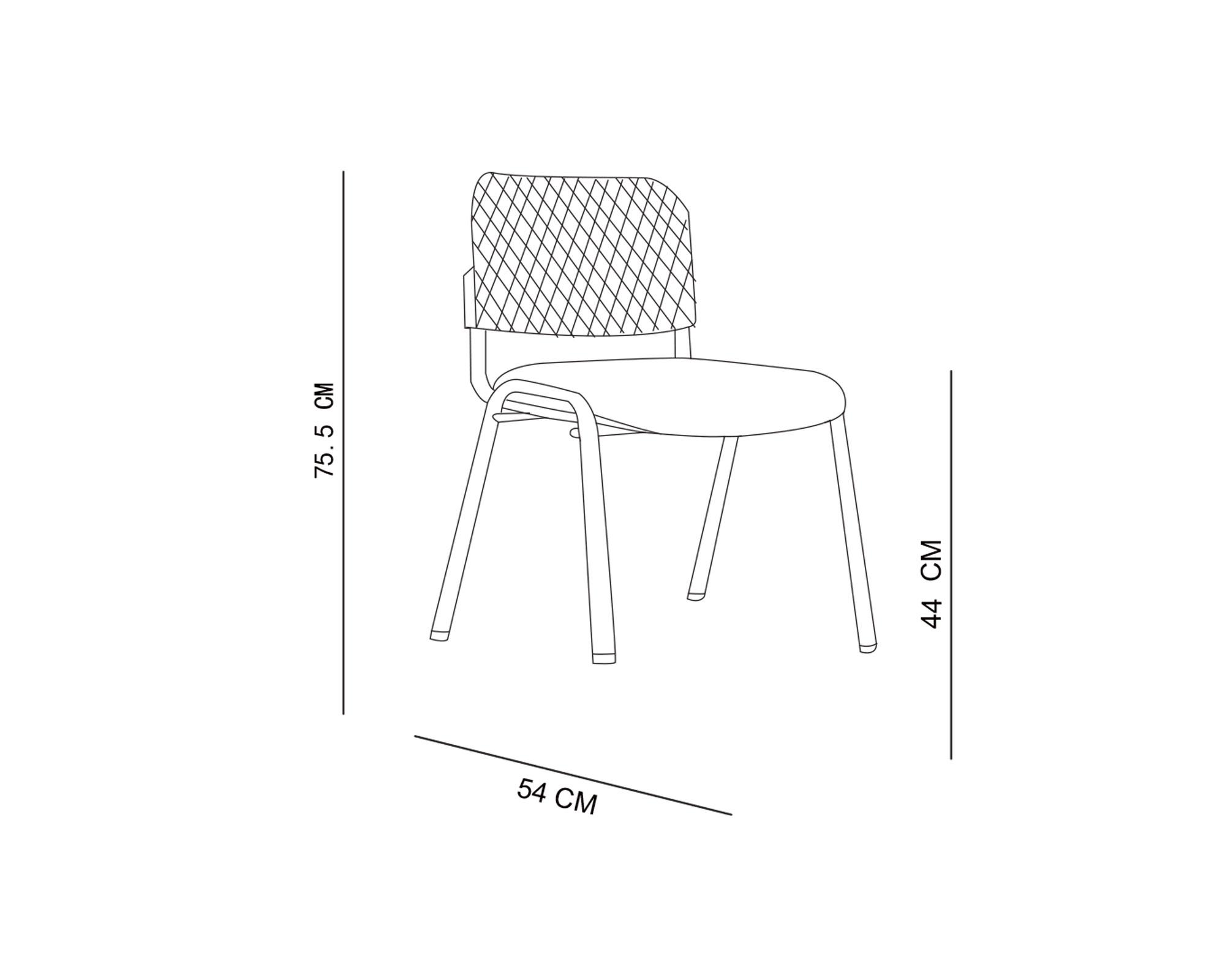 Silla malla 3003 negro M+Design-4