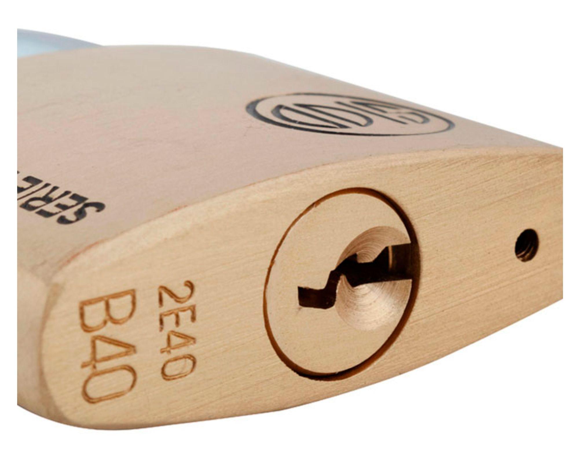 Pack 4 candados estándar interior bronce 40mm SB Odis-3