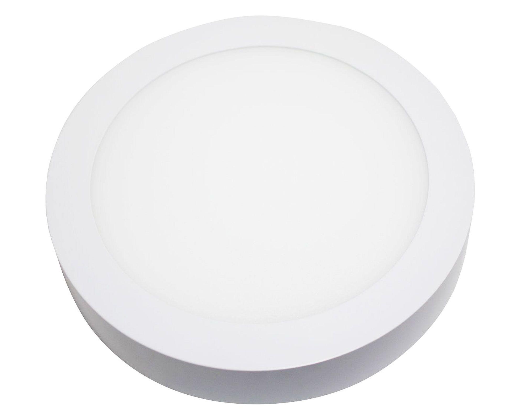 Foco panel LED Sobrepuesto Redondo 1 Luz 15W-0