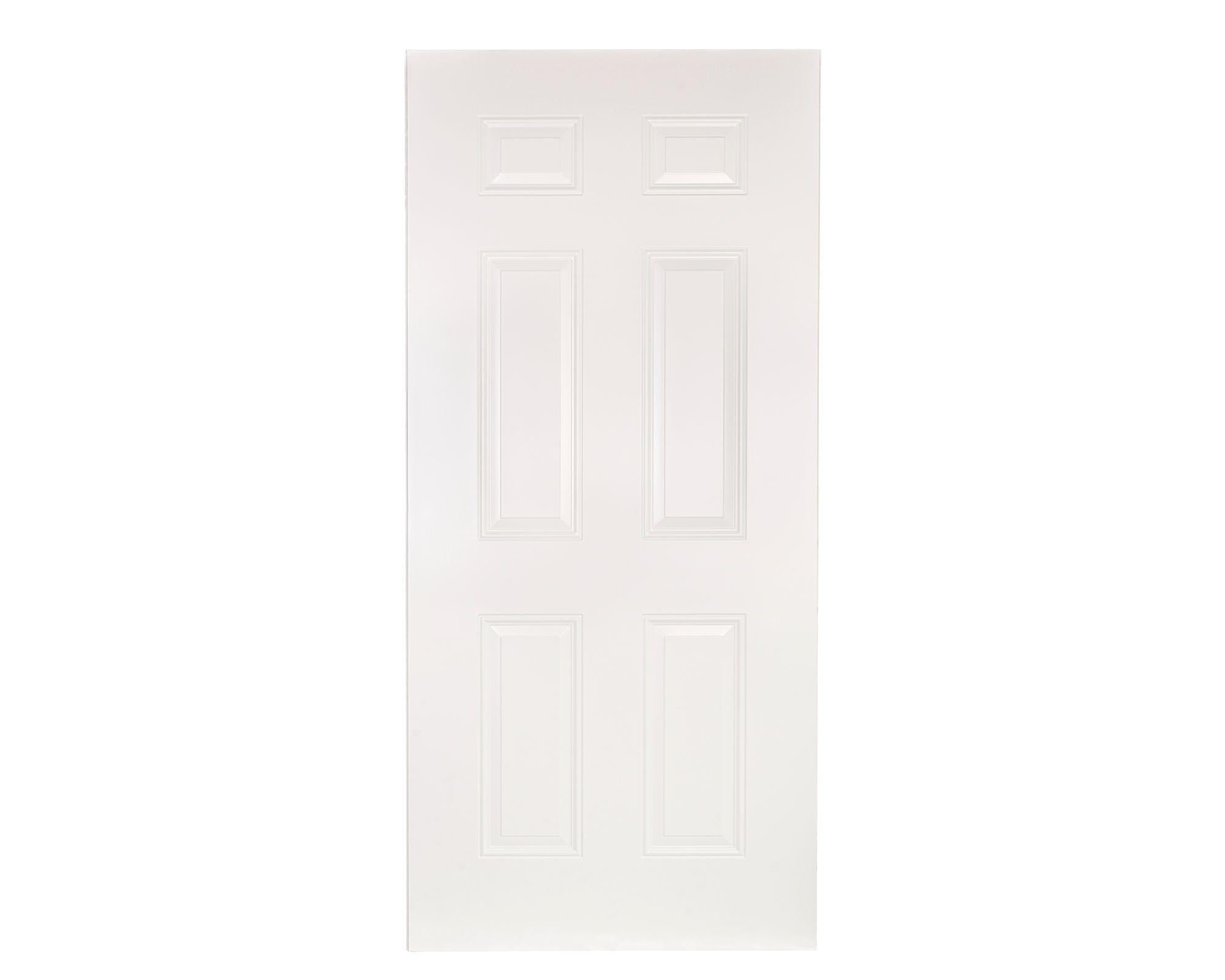 Puerta metálica Sinfonía blanco 80x200 cm-1