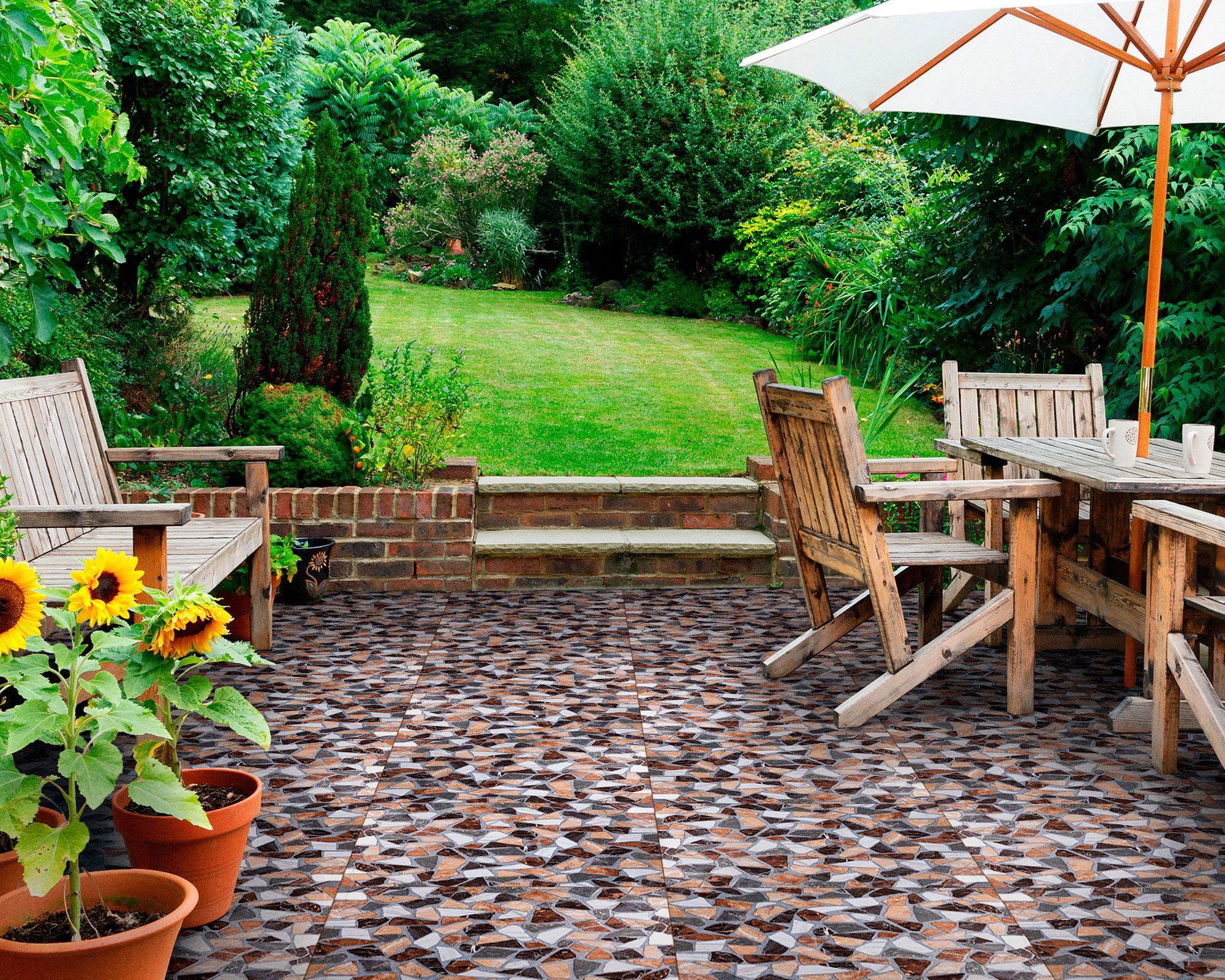 Cerámica rústica 45 x 45 cm mosaik color 2,08m2 Cordillera-3