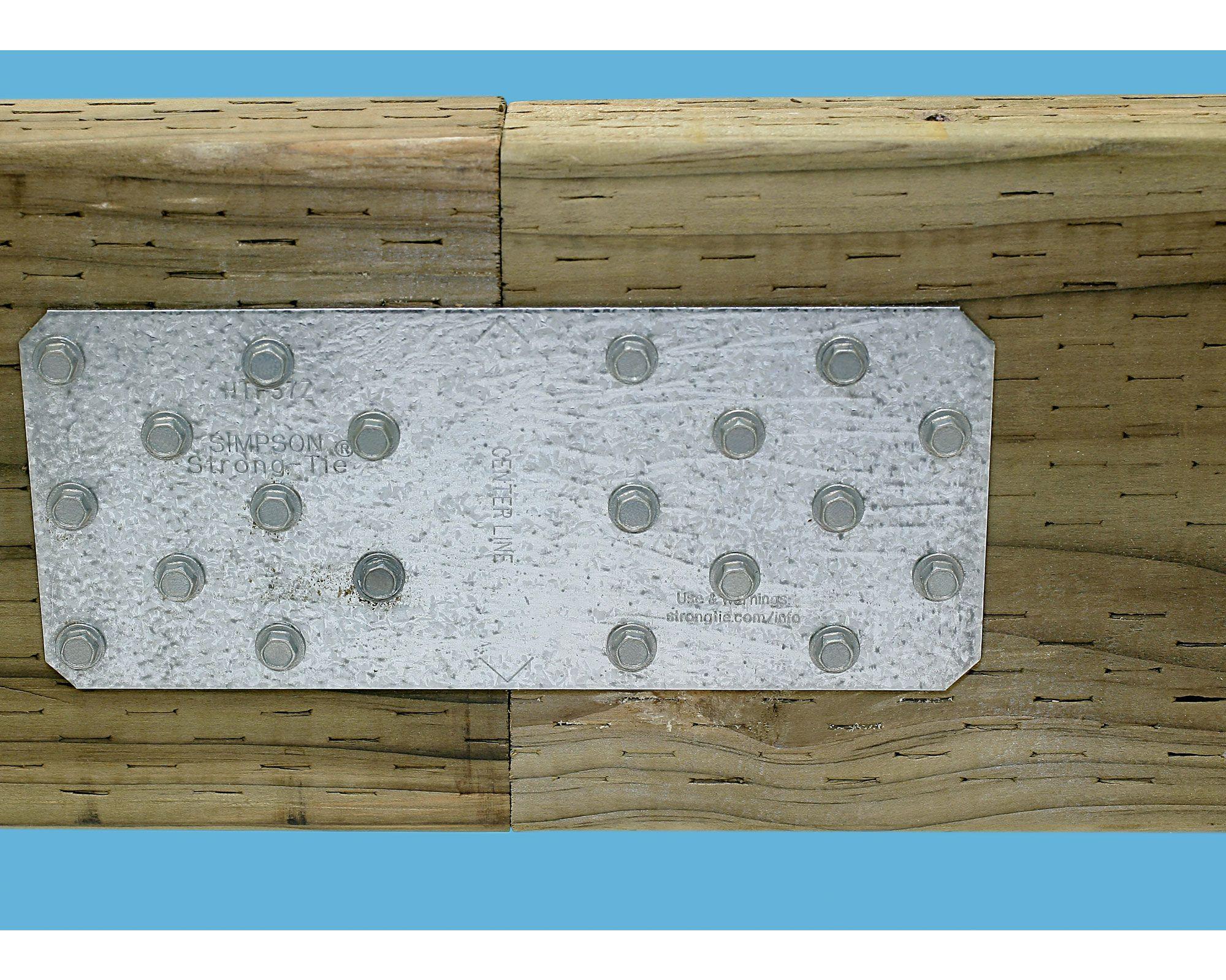 Fleje de unión 3x7'' galvanizado carga pesada Simpson-2