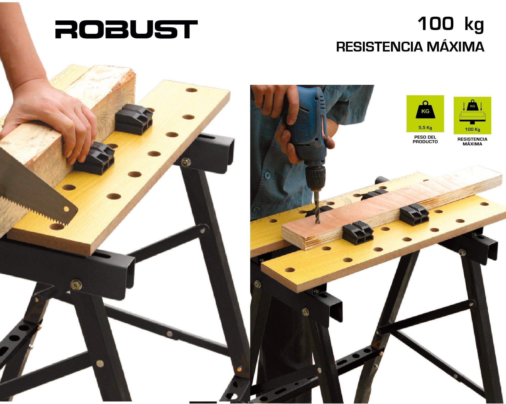 Banco trabajo plegable Robust-7