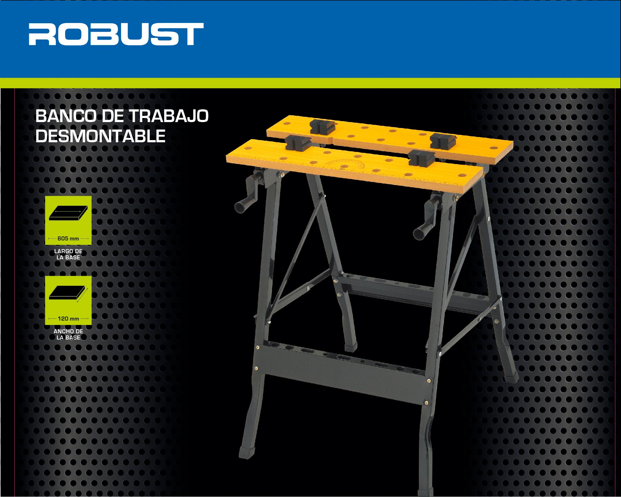 Banco trabajo plegable Robust-8