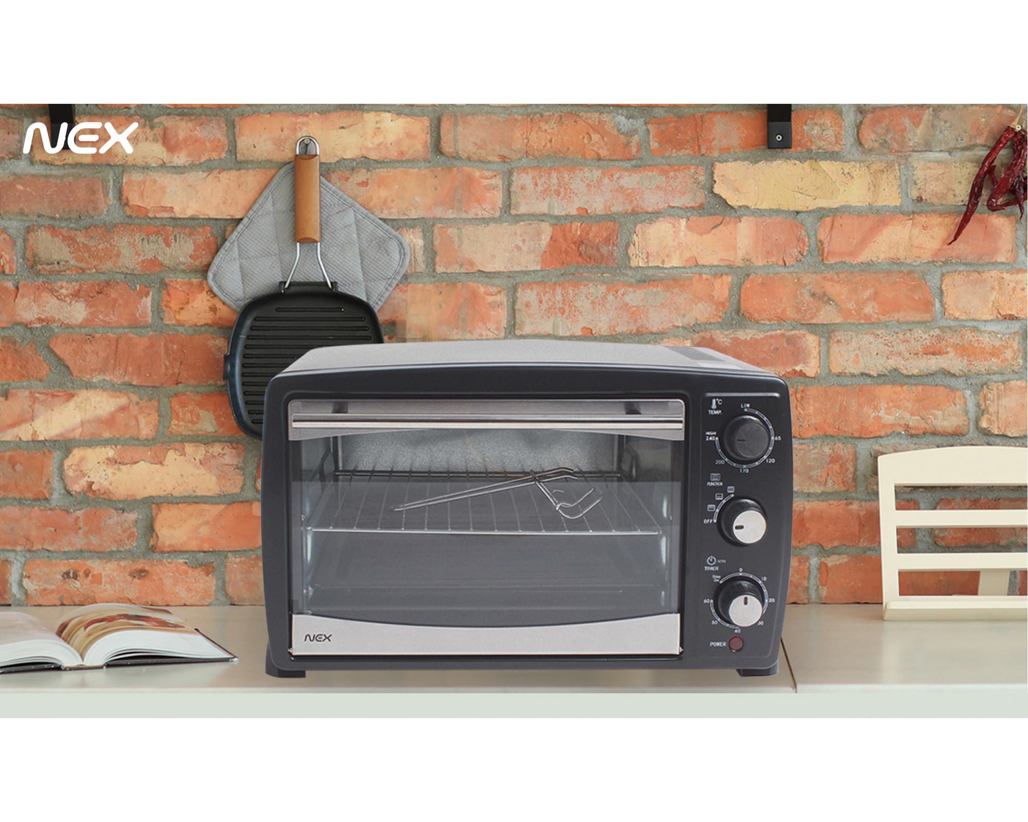 Horno eléctrico 20 litros EO2001B negro Nex-8