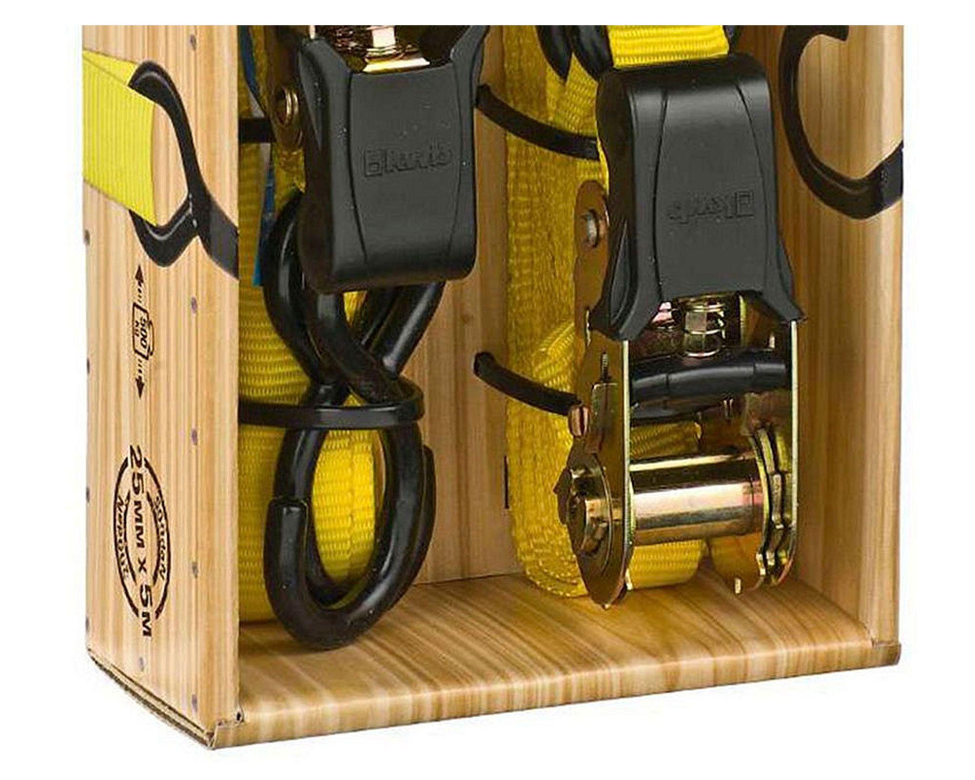 Eslinga tensor 25 mm x 5 m amarillo KWB-2
