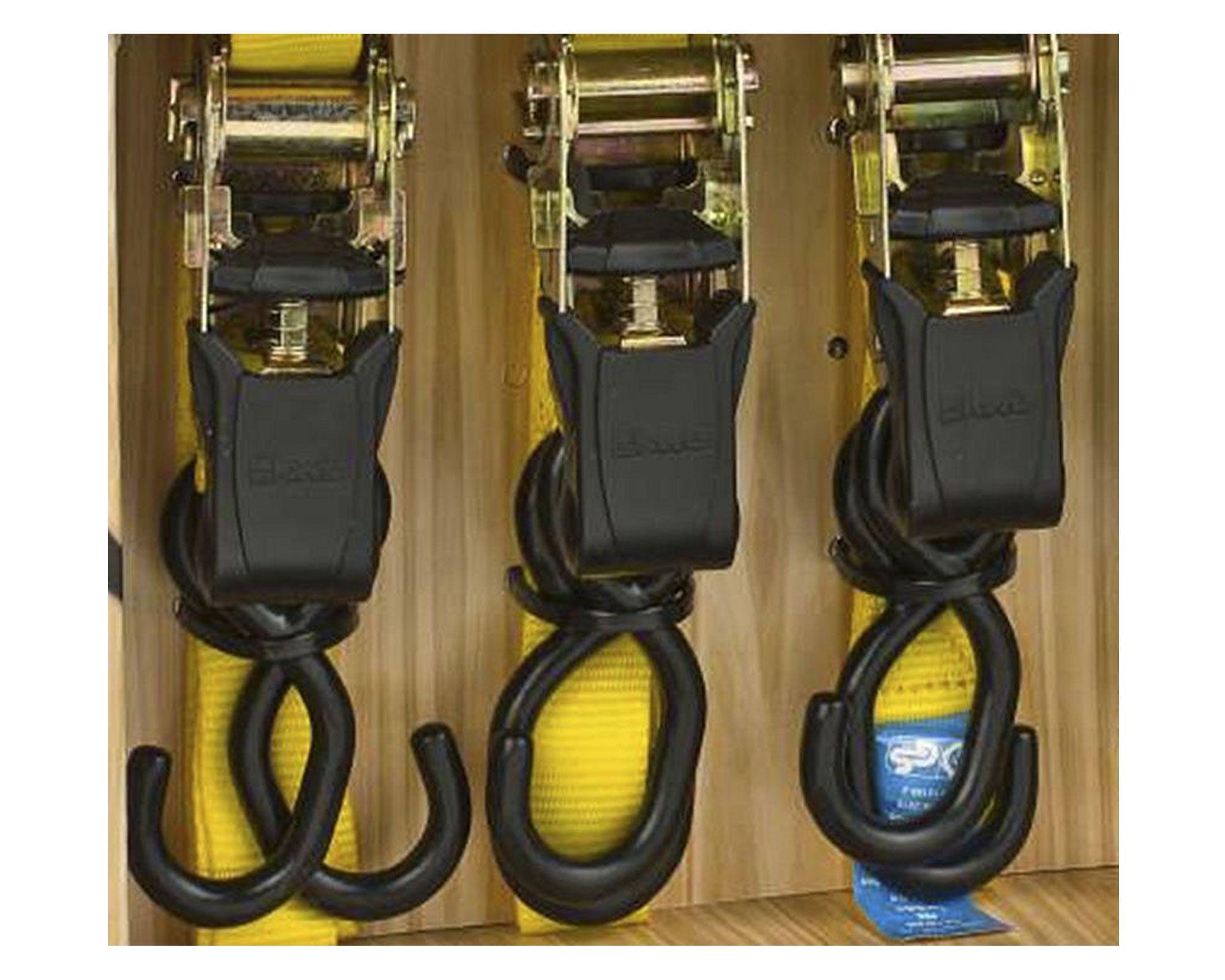 Eslinga tensor 25 mm x 2,5 m amarillo 4 unidades KWB-1