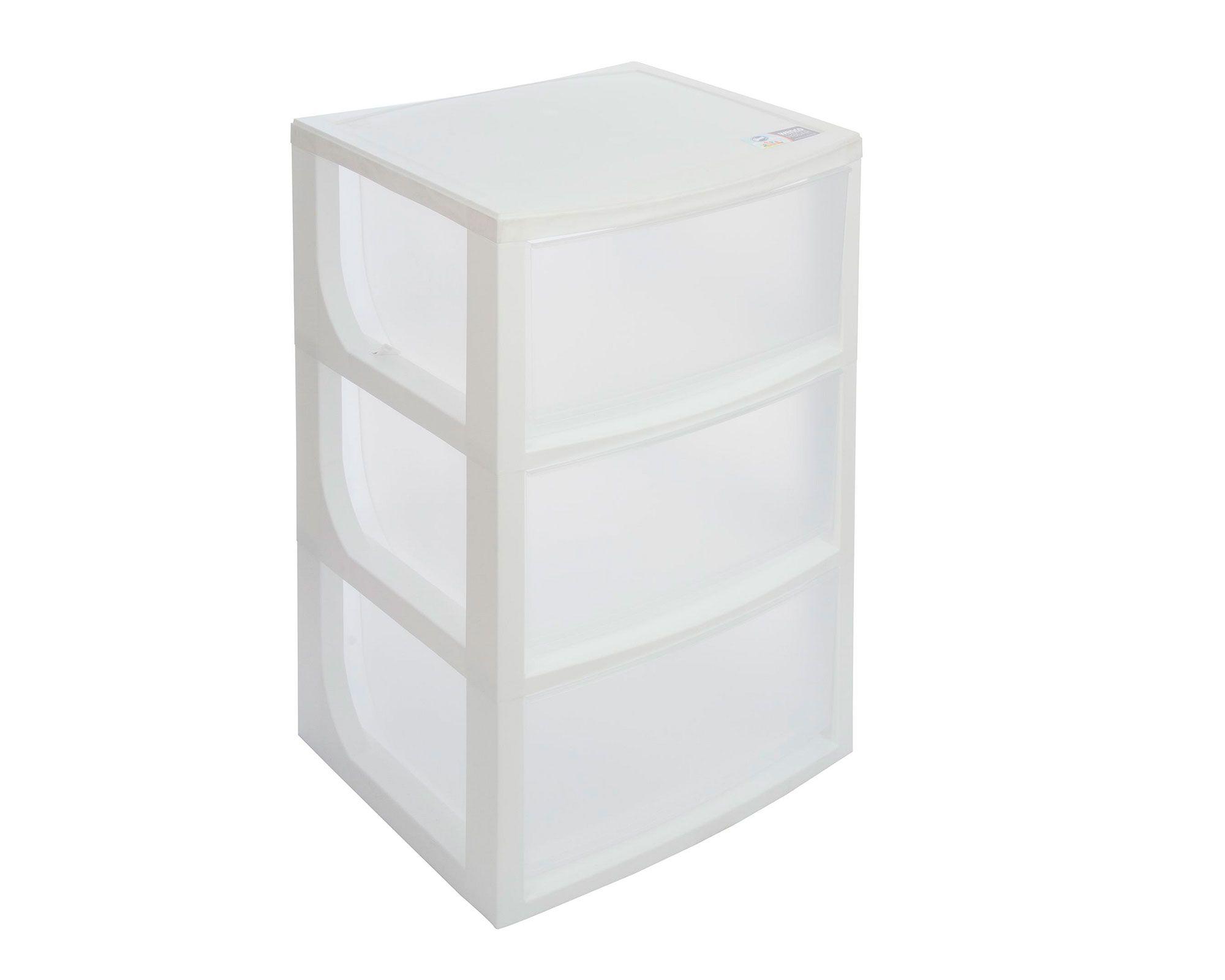 Mueble organizador 3 cajones blanco Wenco-2
