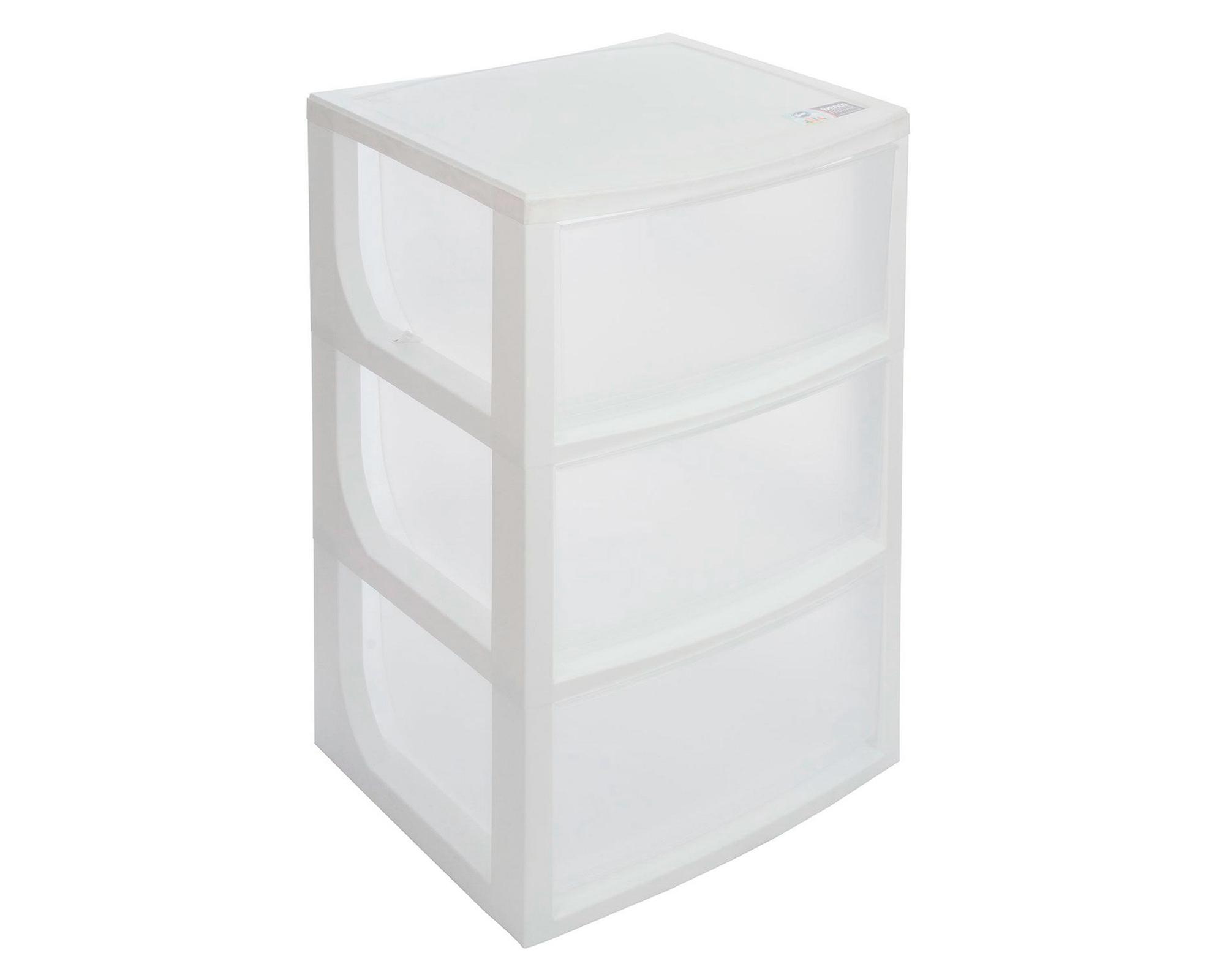 Mueble organizador 3 cajones blanco Wenco-0