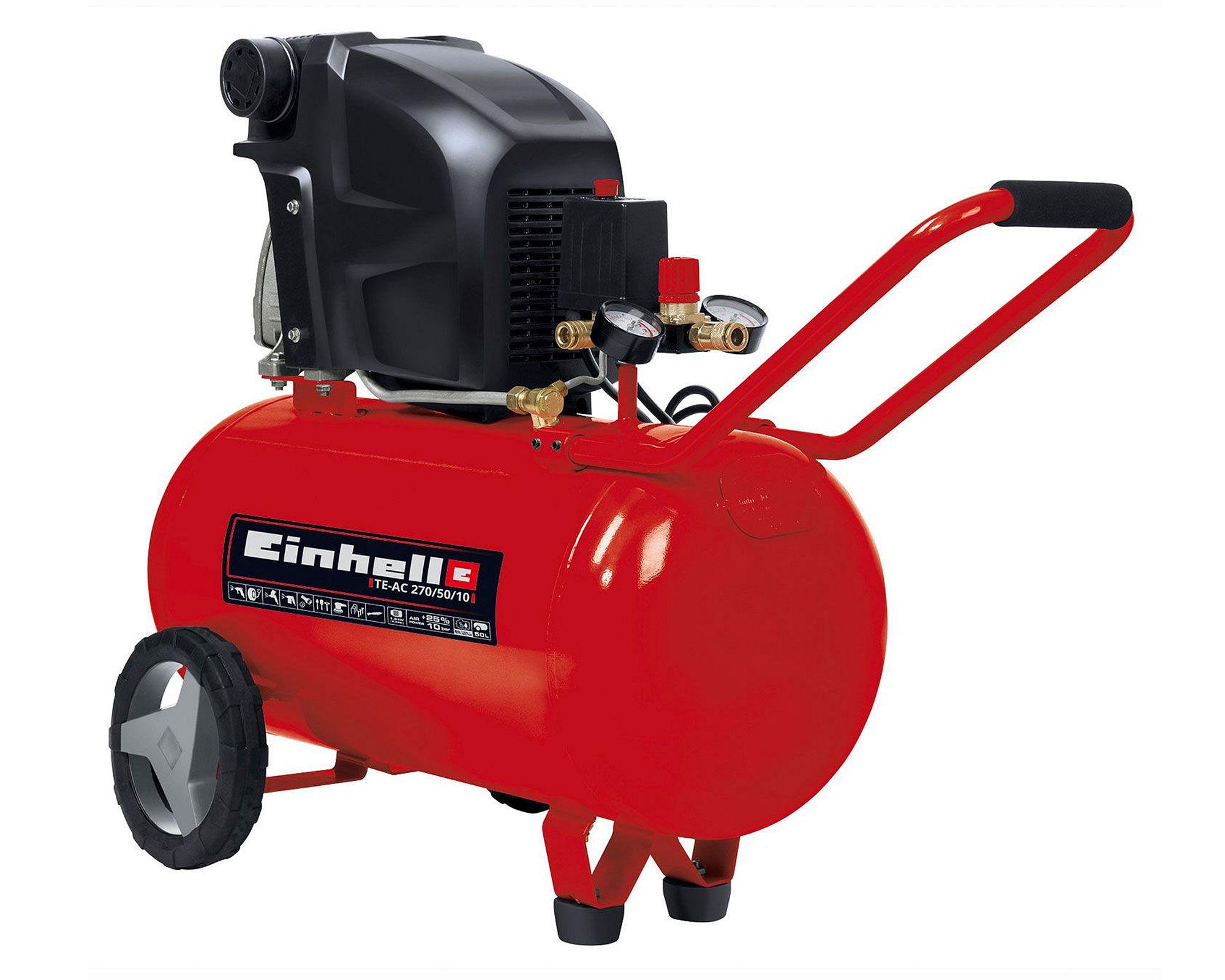 Compresor 2,5 HP 50 lt TE-AC 270/50/10 Einhell-0
