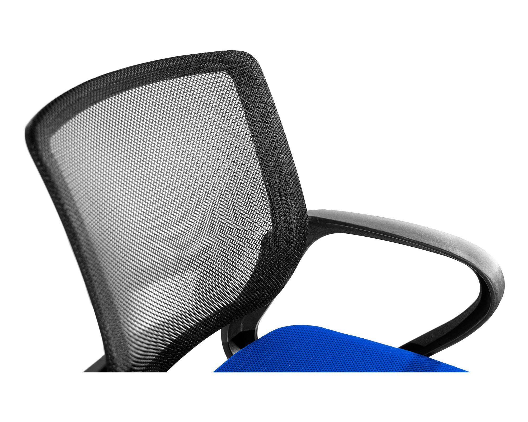 Silla de escritorio negro/azul M+Design-3