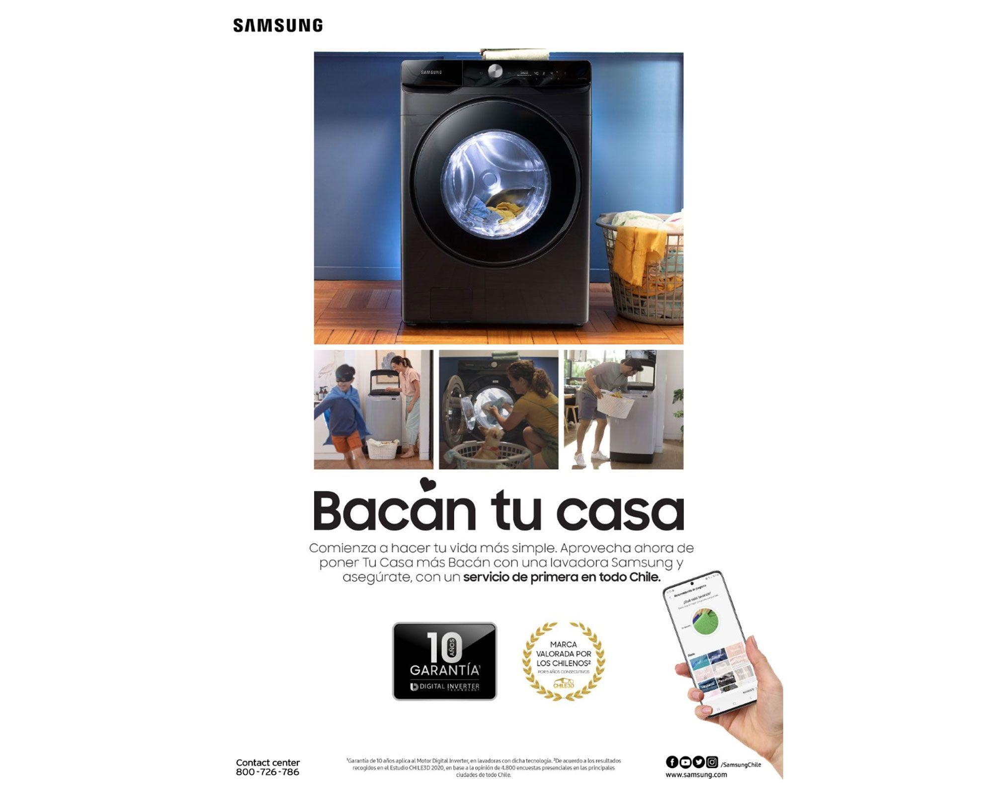 Lavadora carga superior 8 kg WA80H4200SW/ZS blanco Samsung-9