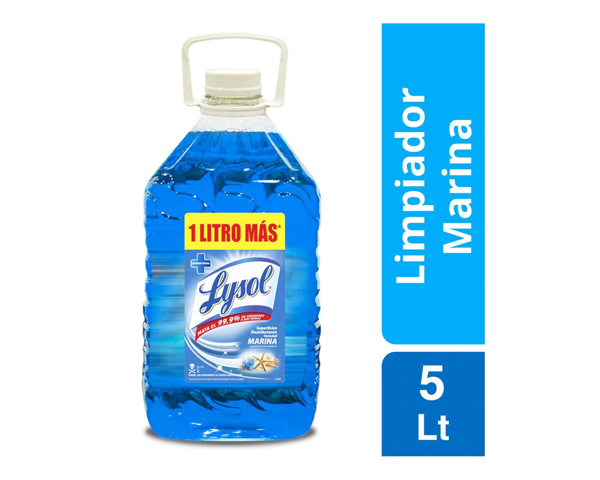 Lysol Limpiador desinfectante diluible 5 litros Marina-0