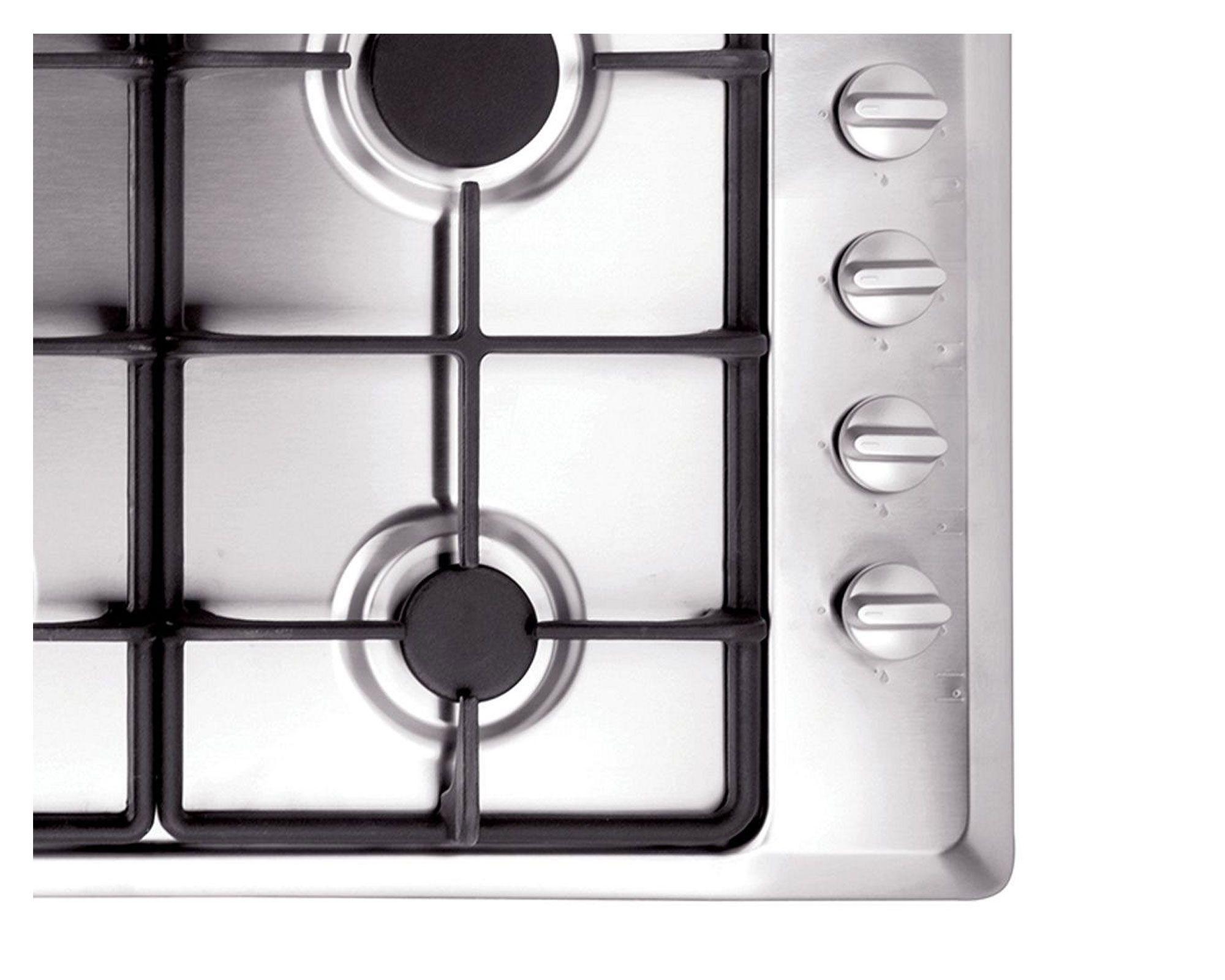 Encimera a gas 4 quemadores HLX-504GAICI inox Teka-2