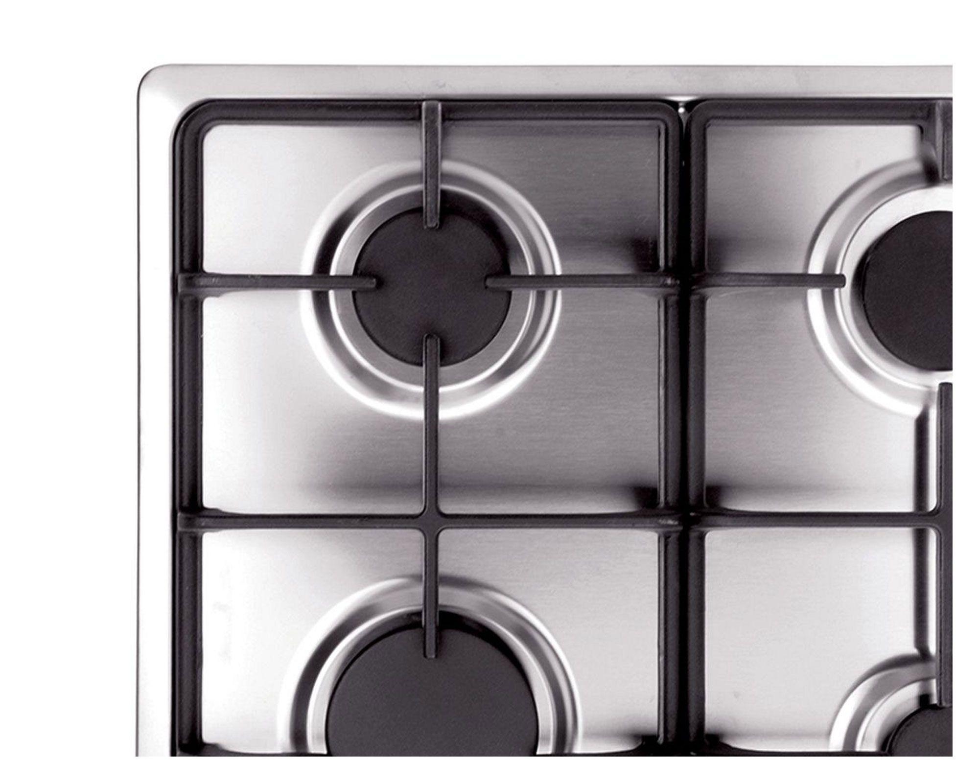 Encimera a gas 4 quemadores HLX-504GAICI inox Teka-1