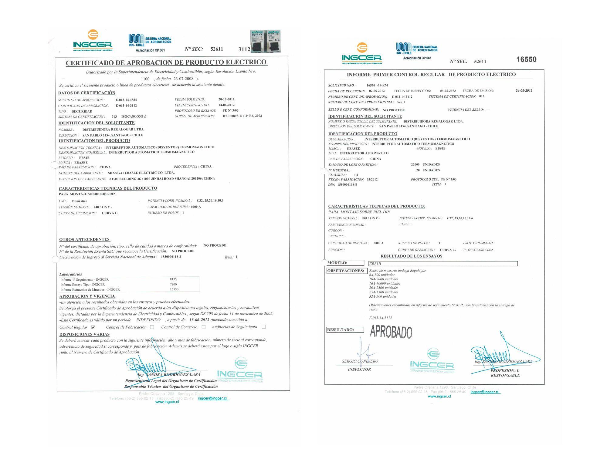 Interruptor automático 16 amp monofase Drl-1