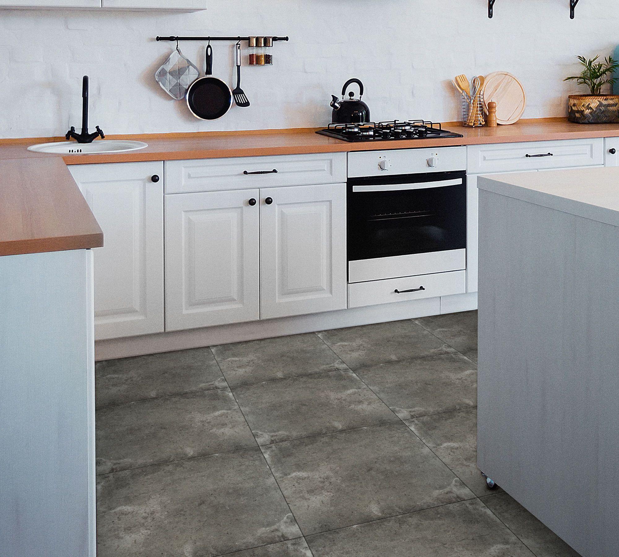 Porcelanato piso muro 60x60 cm concreto gris 1,44 m2 Baldara-3
