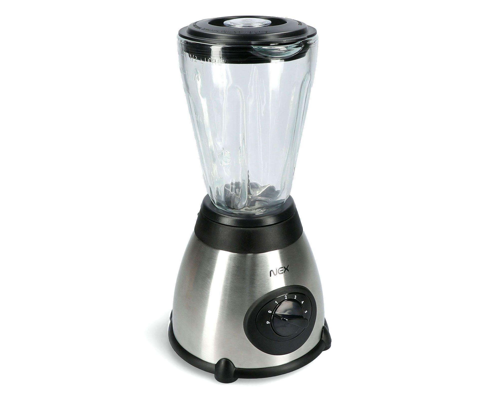 Licuadora 1,25 litros Blender inox/negro-1