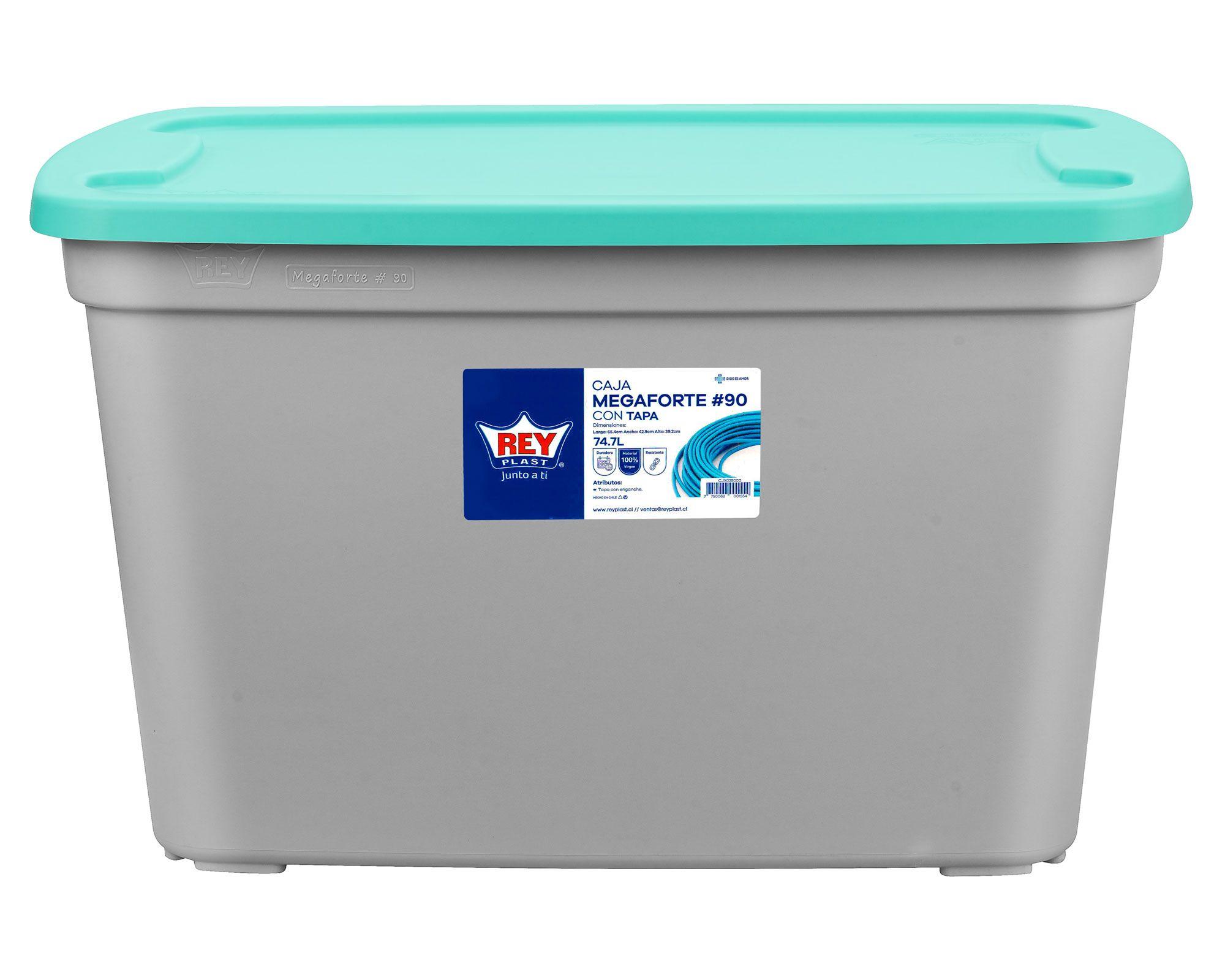 Caja organizadora 75 litros Megaforte Reyplast-0