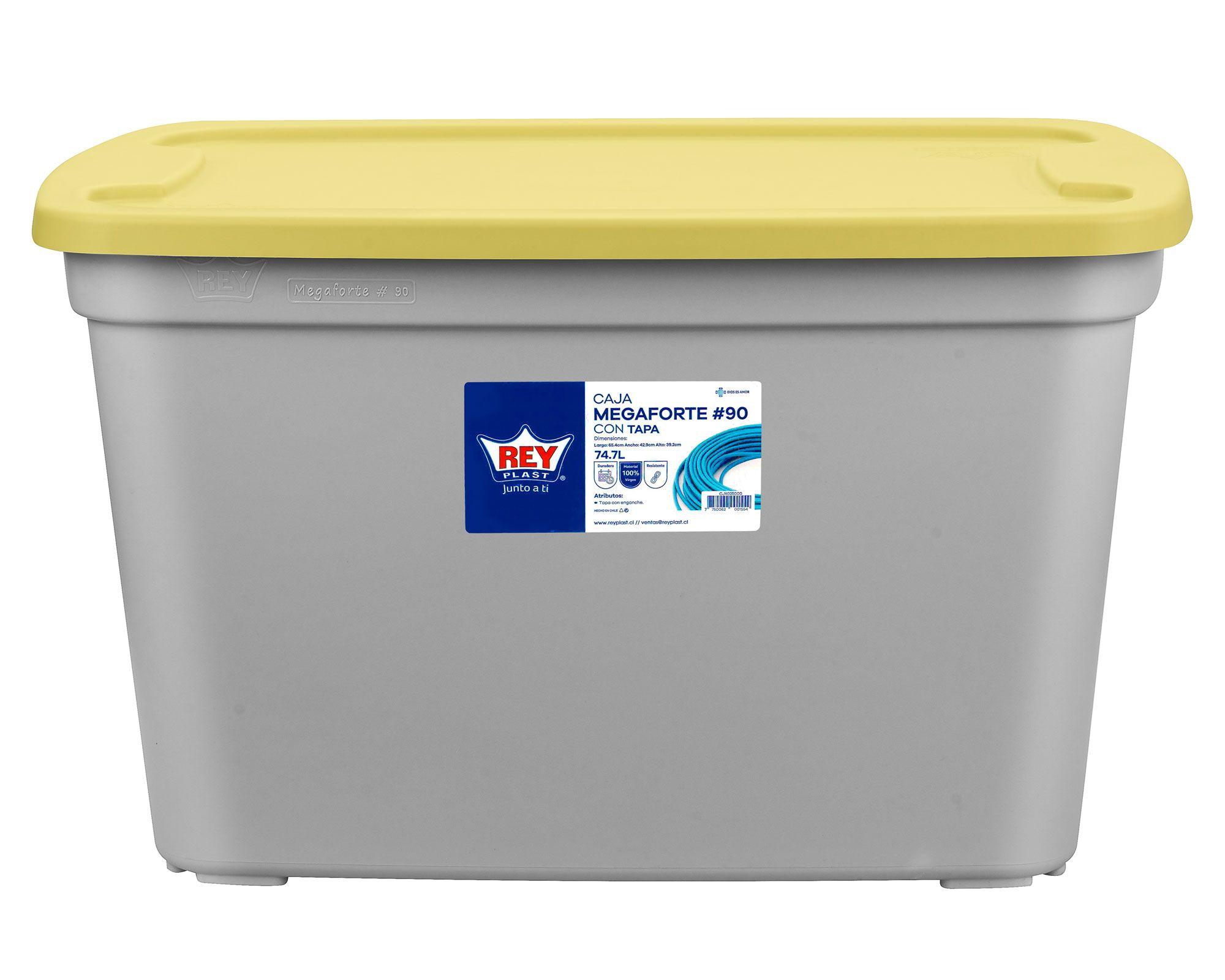 Caja organizadora 75 litros Megaforte Reyplast-2