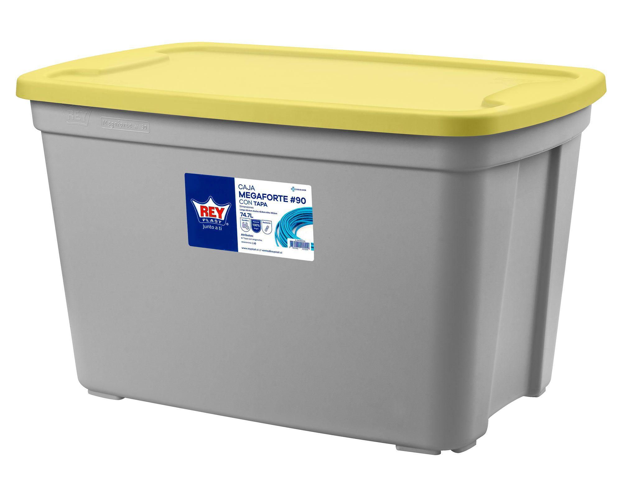 Caja organizadora 75 litros Megaforte Reyplast-3