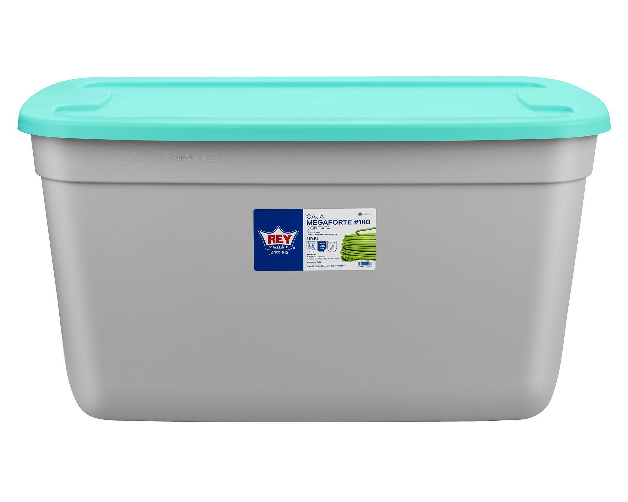 Caja organizadora 120 litros Megaforte Reyplast-4