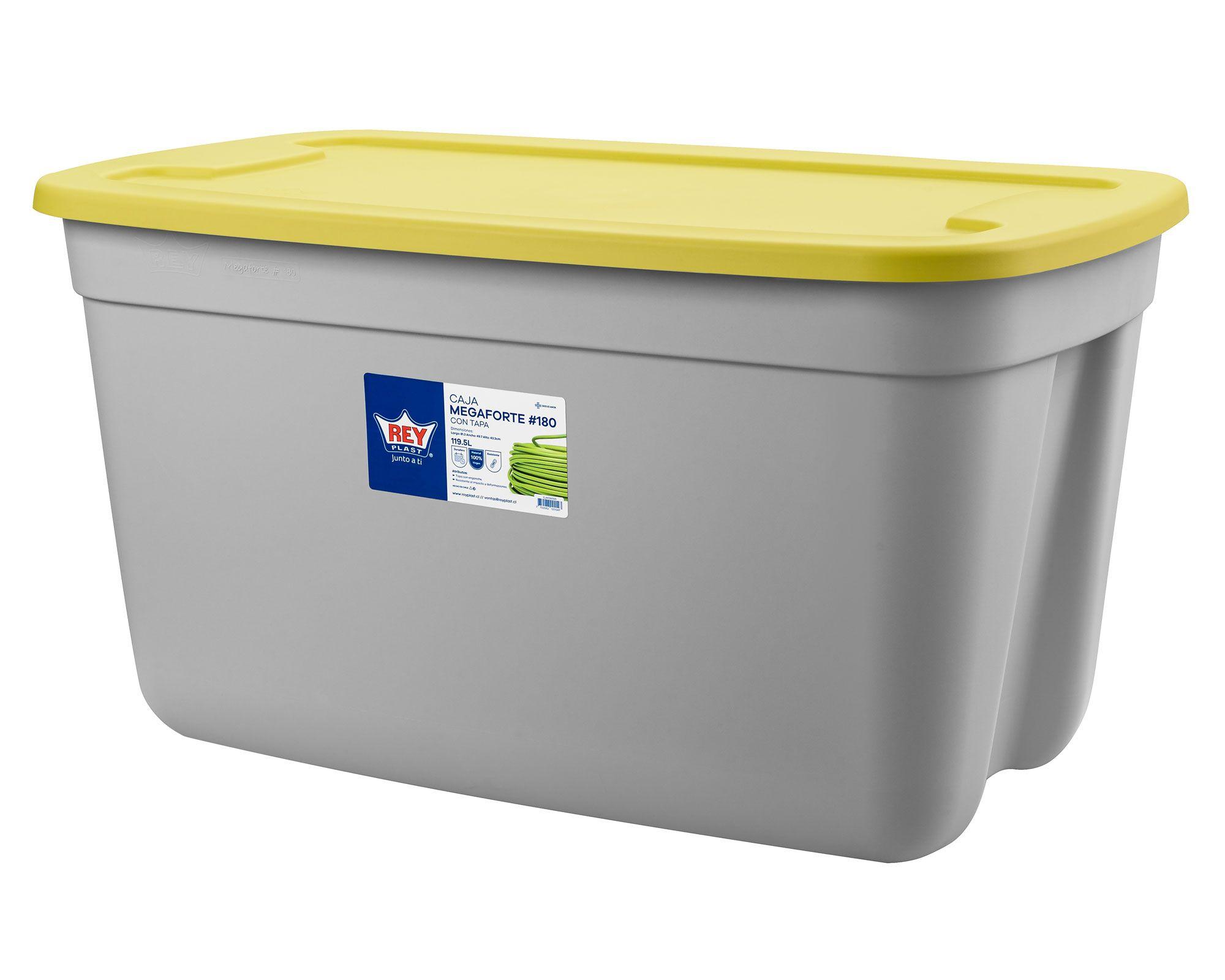 Caja organizadora 120 litros Megaforte Reyplast-3