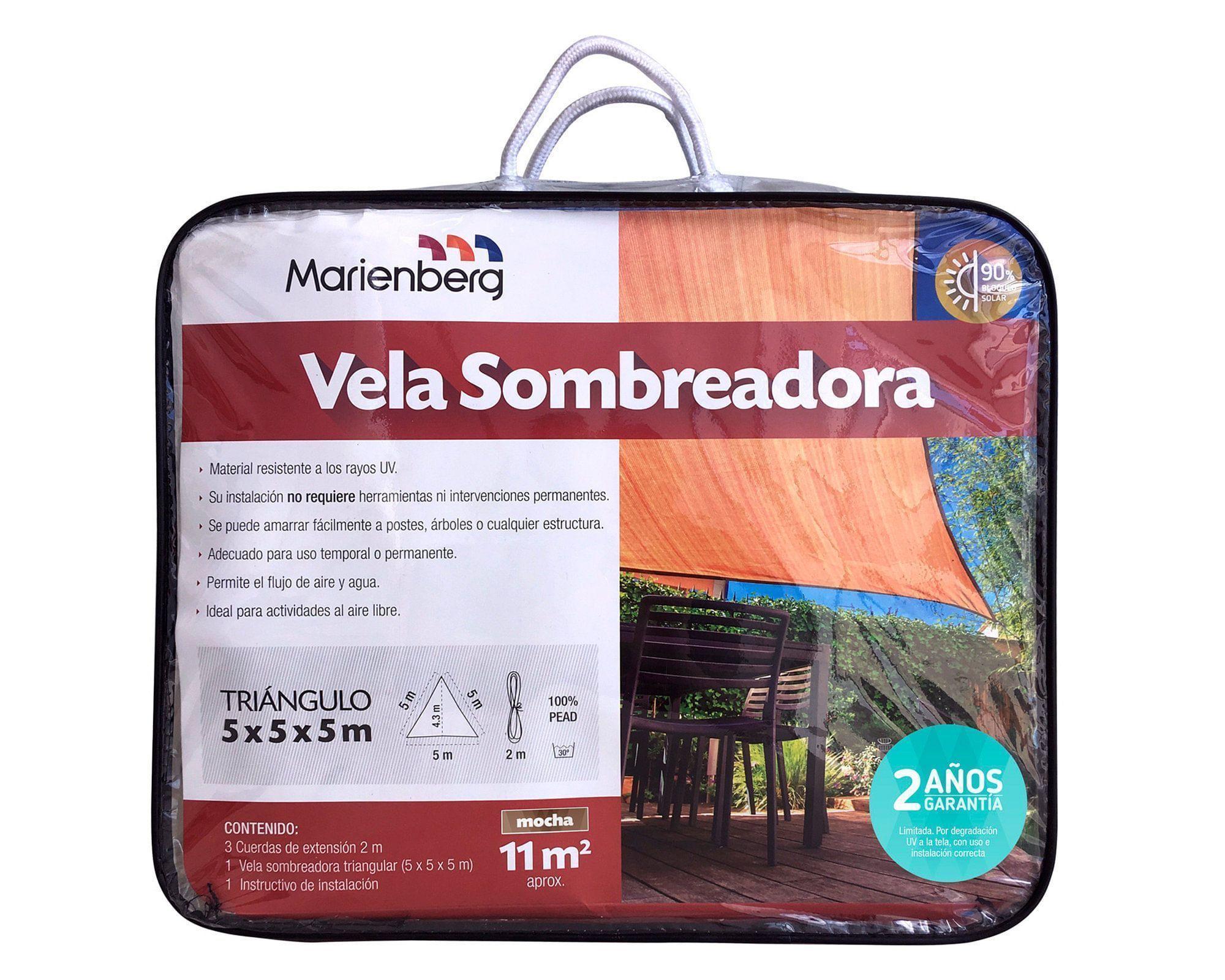 Vela sombreadora 5x5 m triángulo Marienberg-1