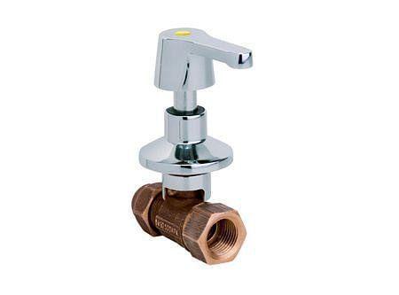 Llave gas encimera lujo cromo. Nibsa-0