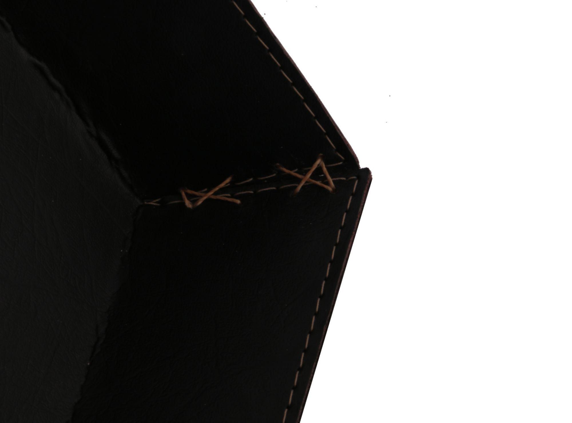 Panera ecocuero negro Piumino-2