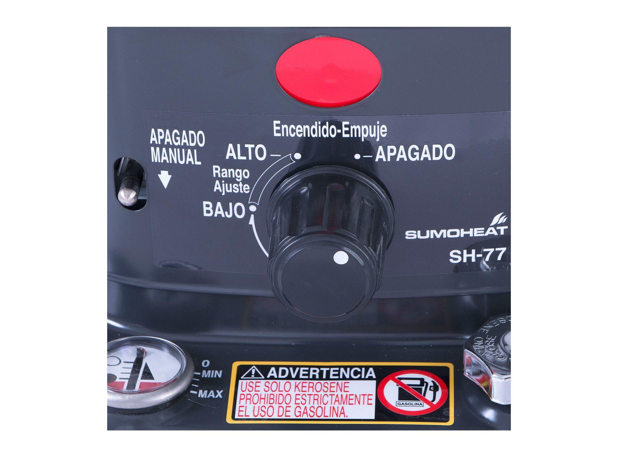 Estufa a parafina 2930W SH-77 negro Sumoheat-2