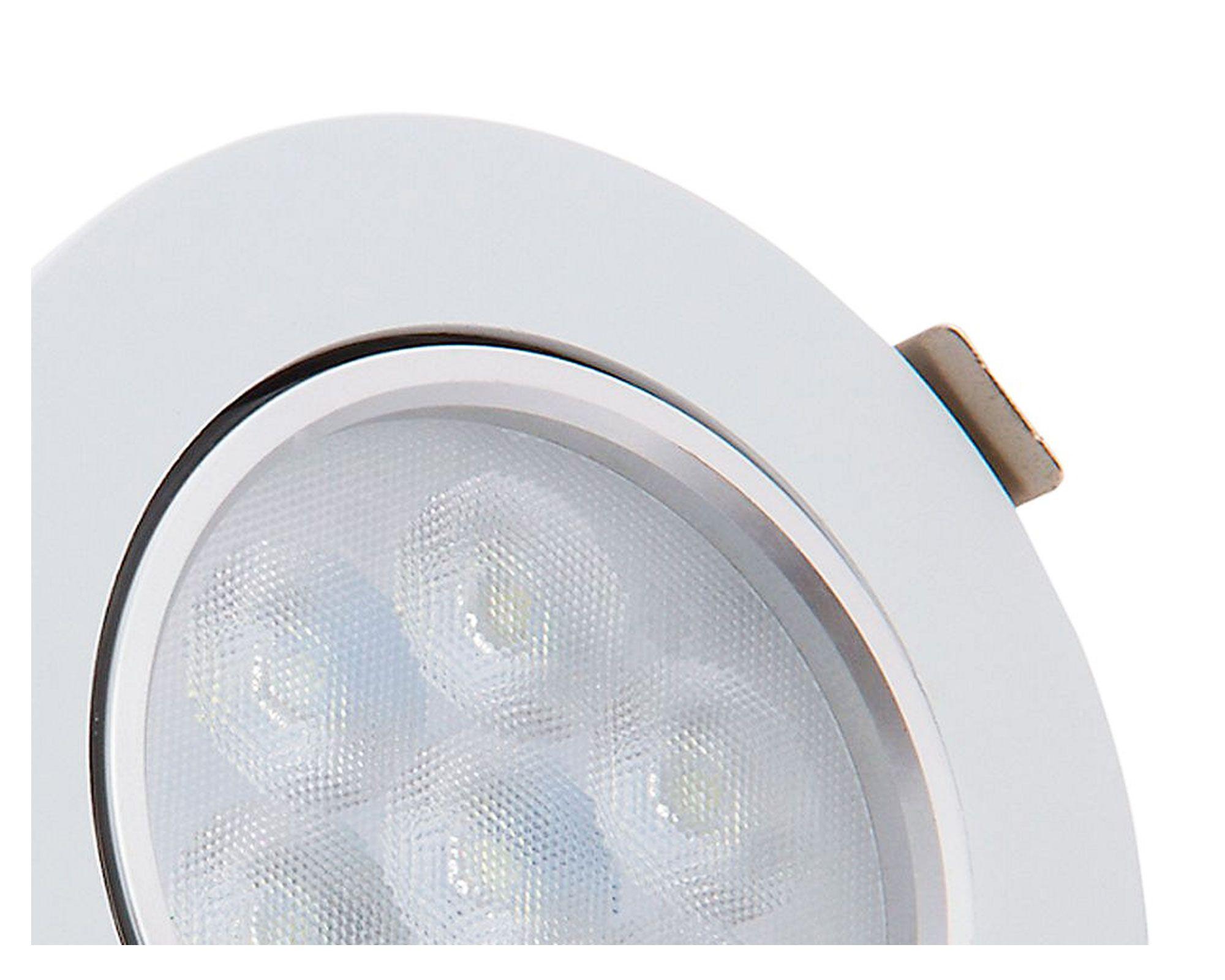 Foco embutido 9 cm 1L LED luz fria blanco Drl-1