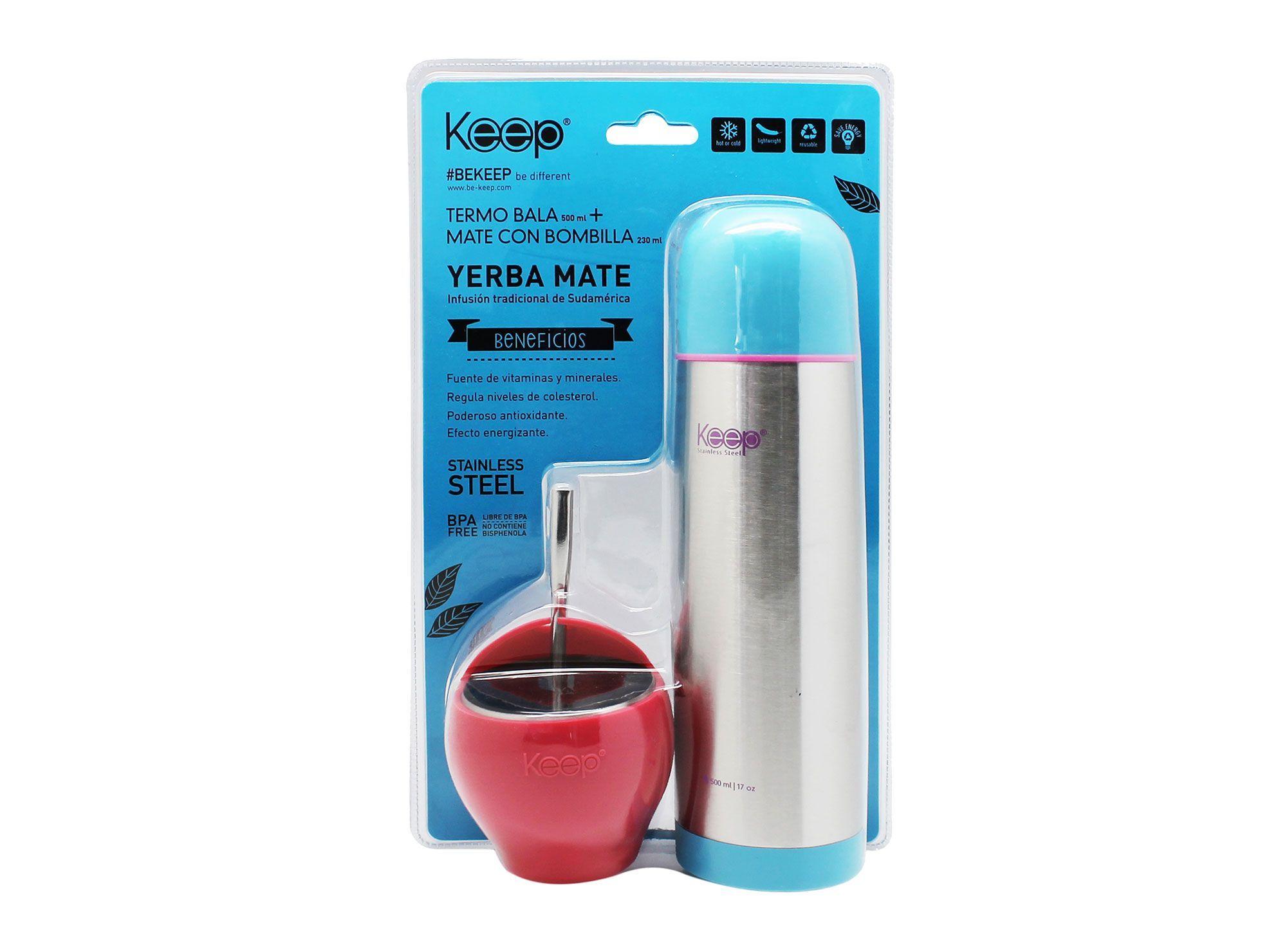 Mate 230 ml + termo bala 500 ml Keep-2