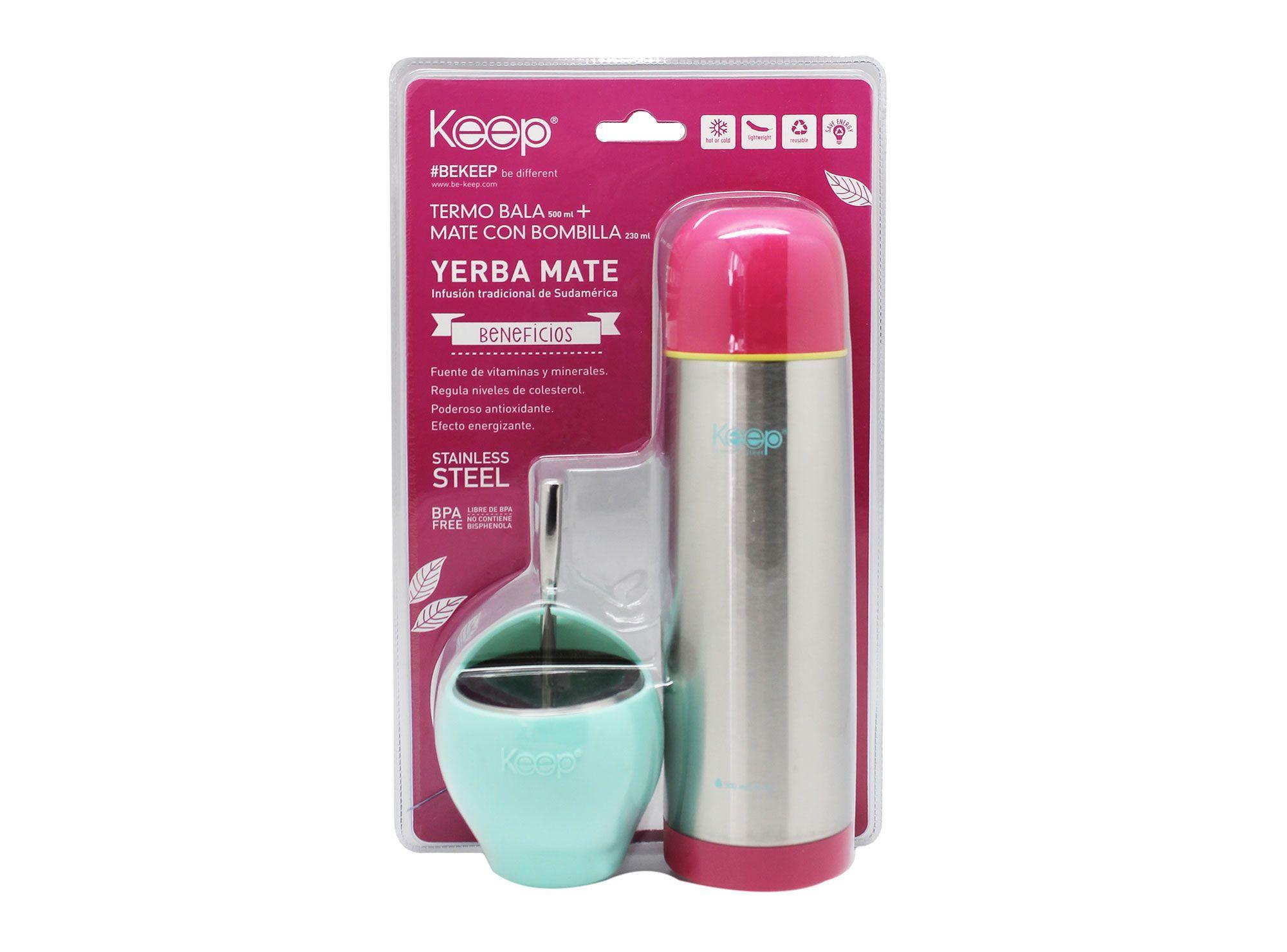 Mate 230 ml + termo bala 500 ml Keep-4