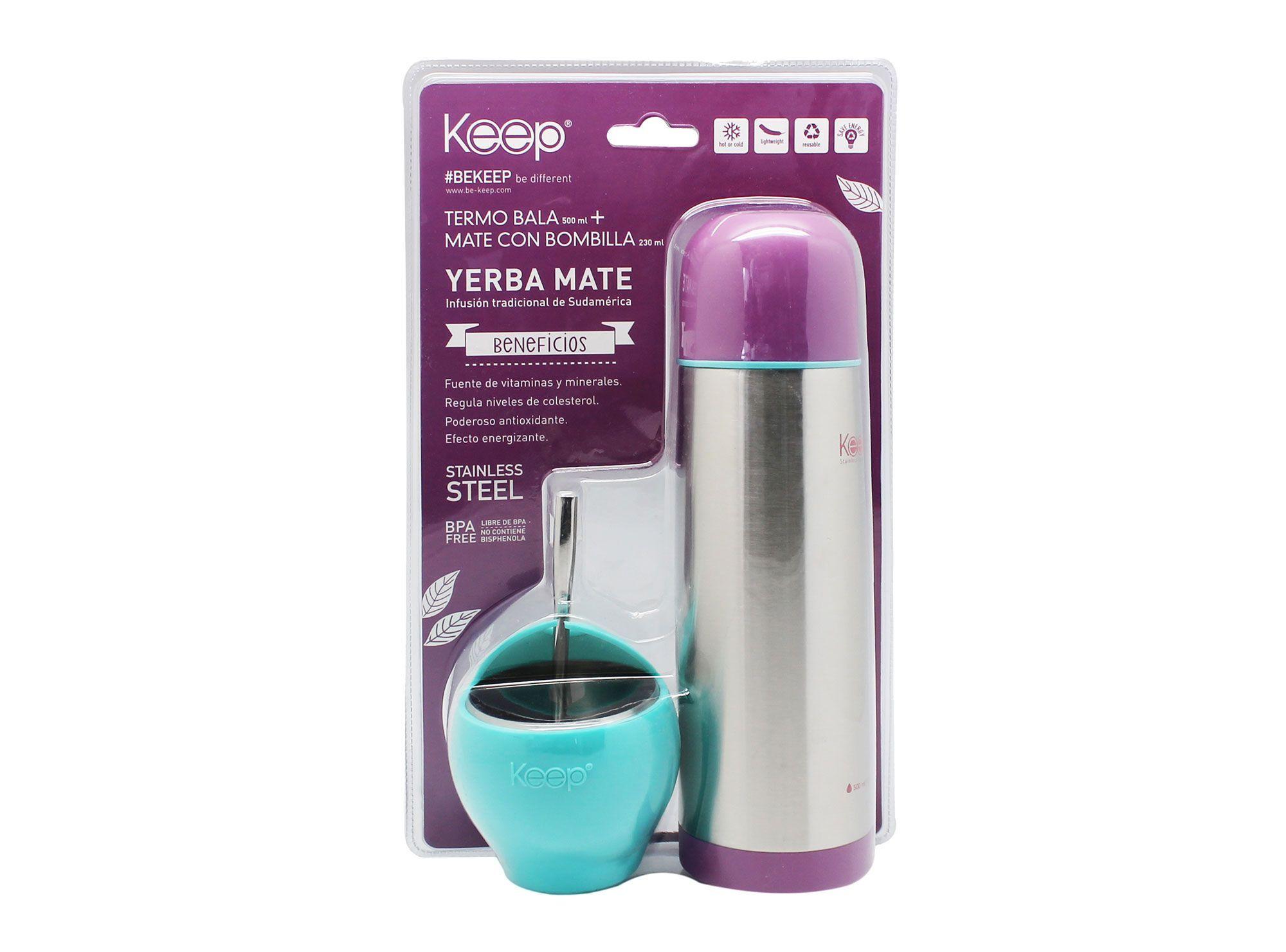 Mate 230 ml + termo bala 500 ml Keep-1
