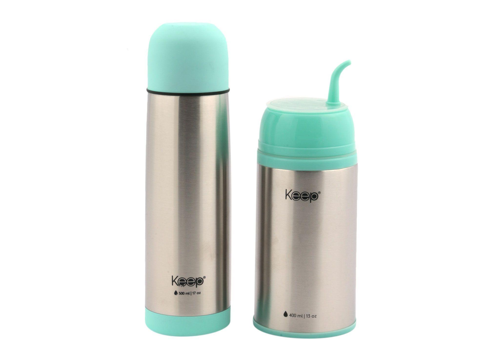 Termo bala 500 ml + termo mate 400 ml Keep-0