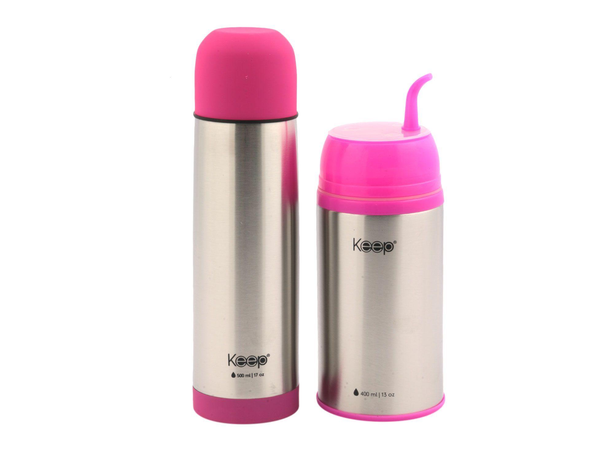 Termo bala 500 ml + termo mate 400 ml Keep-6