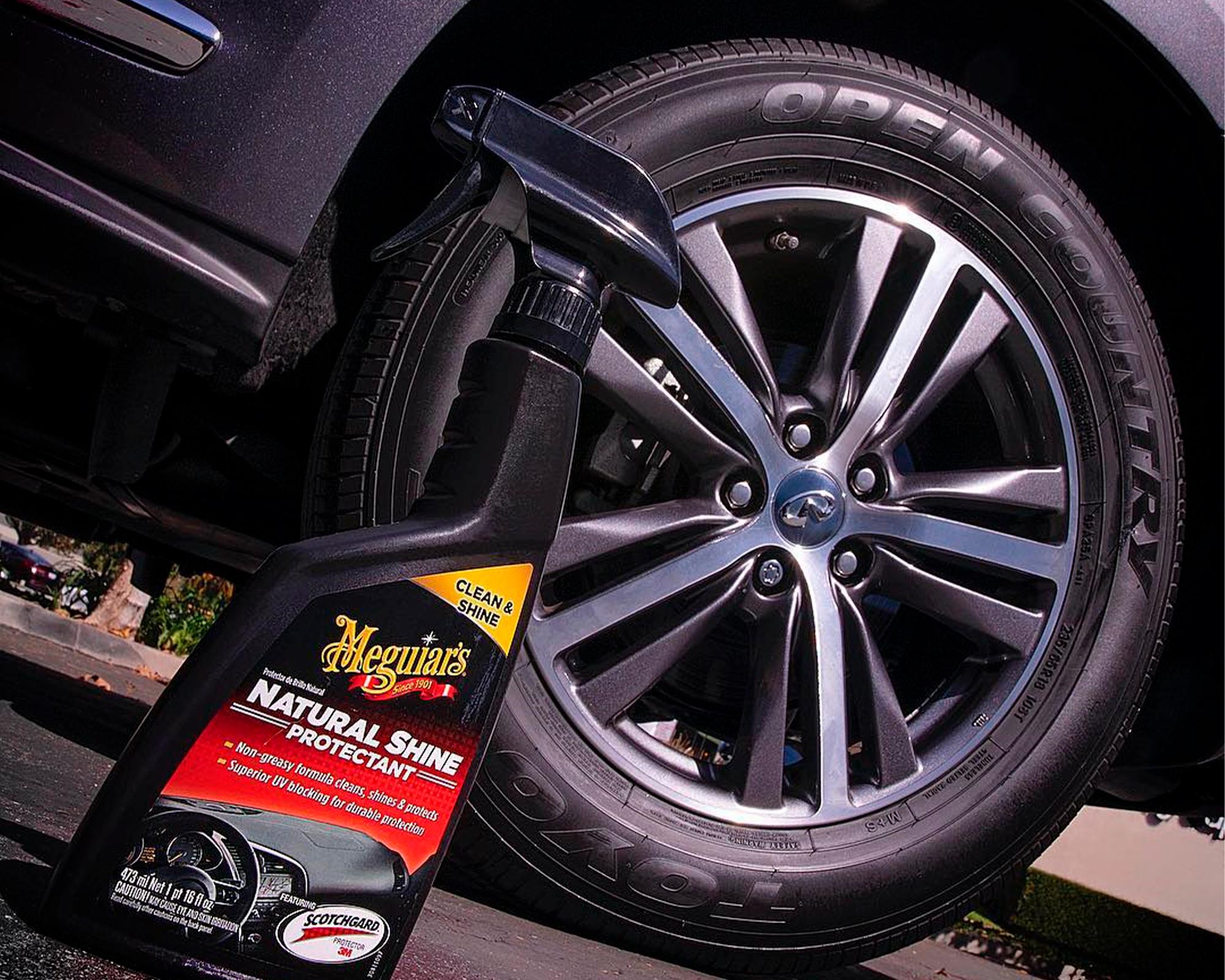 Protector limpiador de molduras 473 ml Natural Shine Meguiar's.-3
