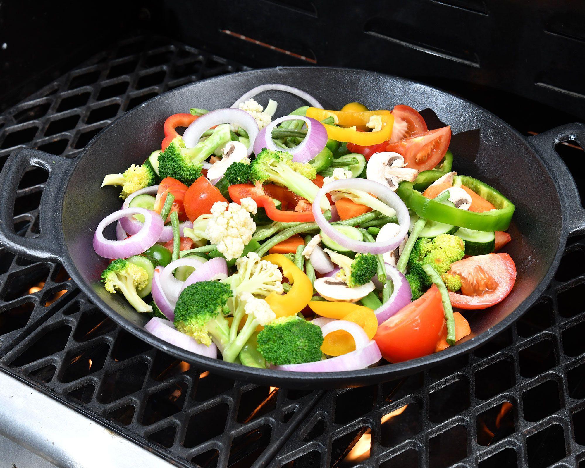 Wok parrillero hierro fundido Beef Maker-4