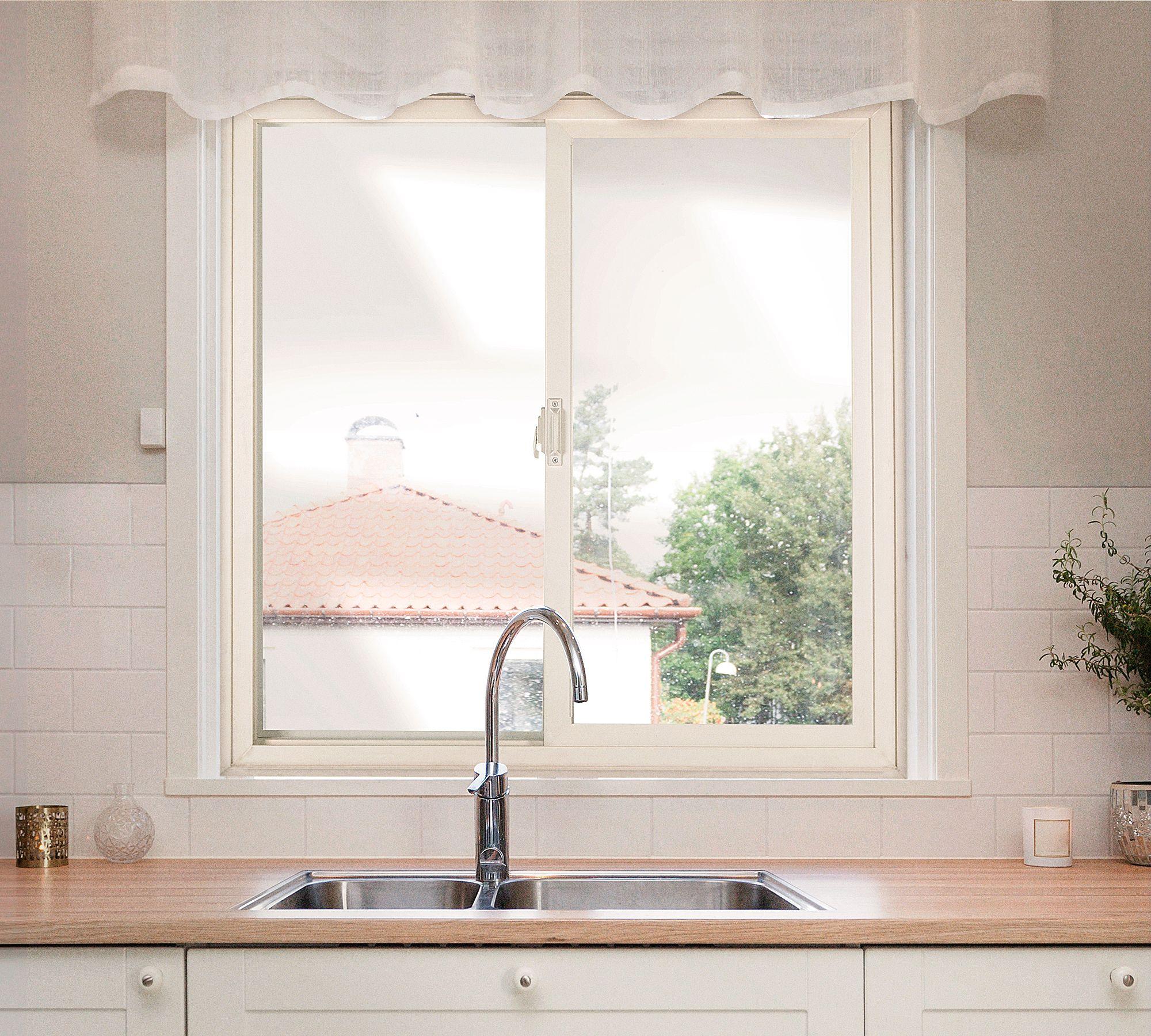 Ventana PVC Simple 100x100 cm Corredera Blanca-0