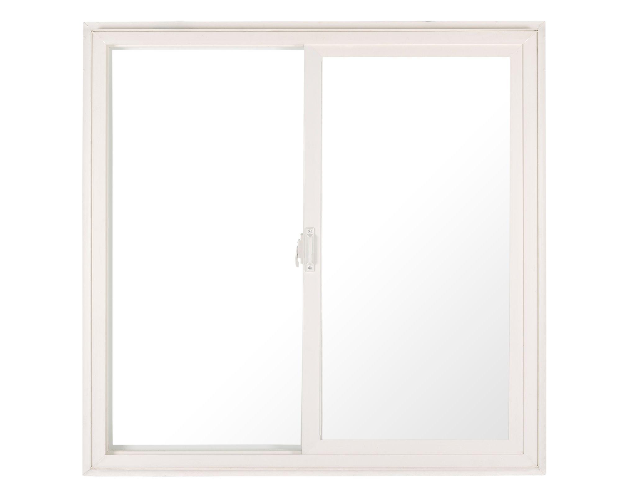 Ventana PVC Simple 100x100 cm Corredera Blanca-1