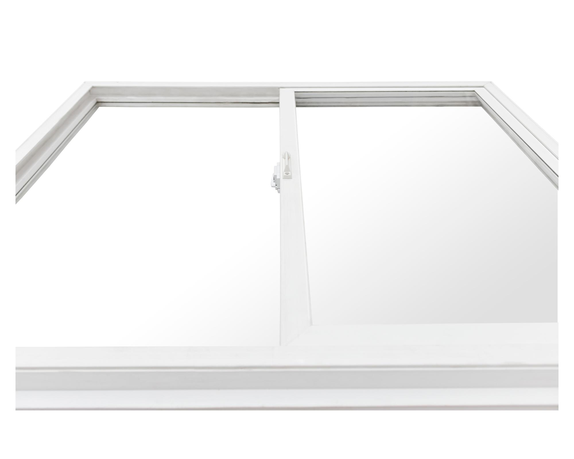 Ventana PVC Simple 121x100 cm Corredera Blanca-3