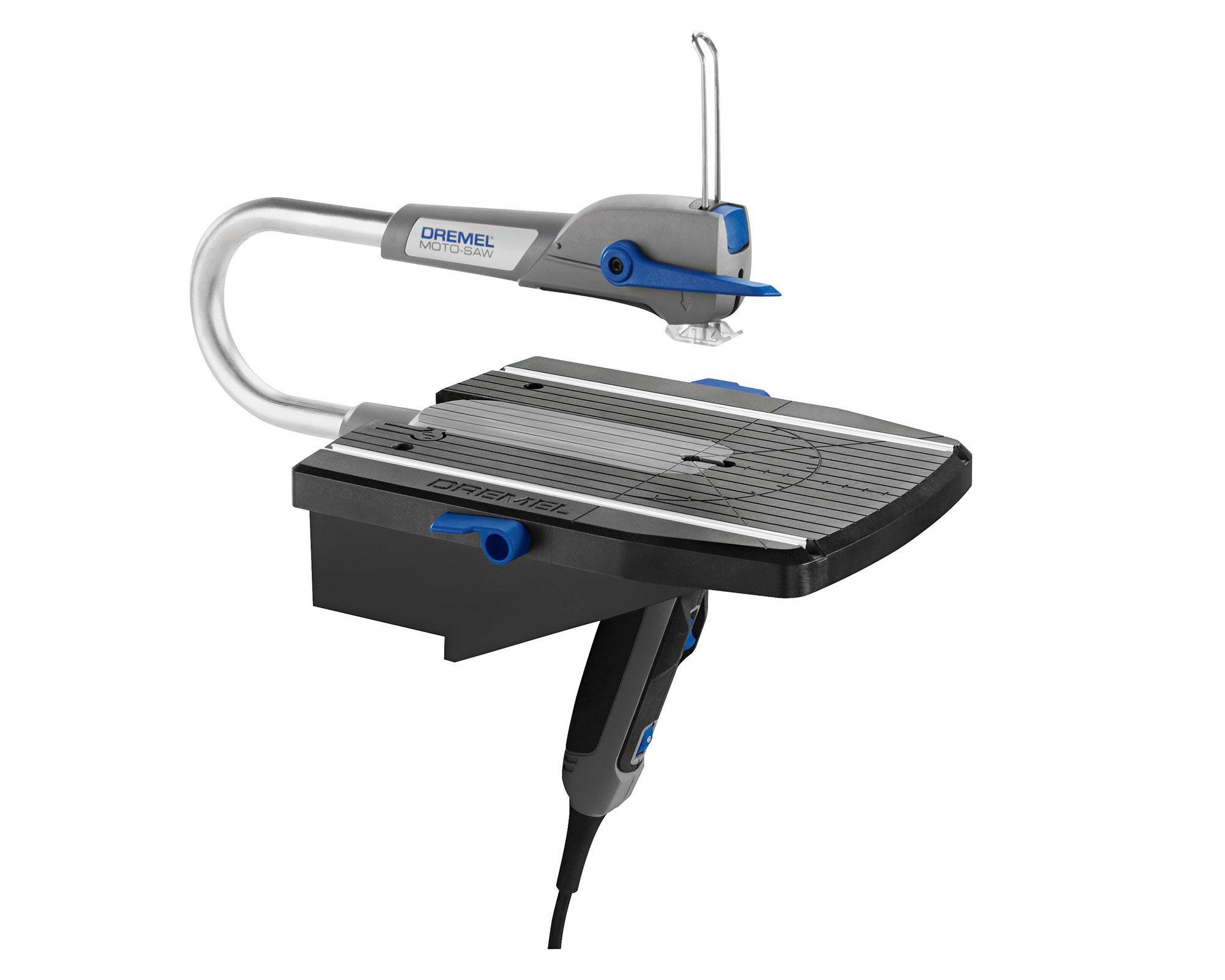 Sierra caladora de banco 70W Moto-Saw + 10 accesorios Dremel-2