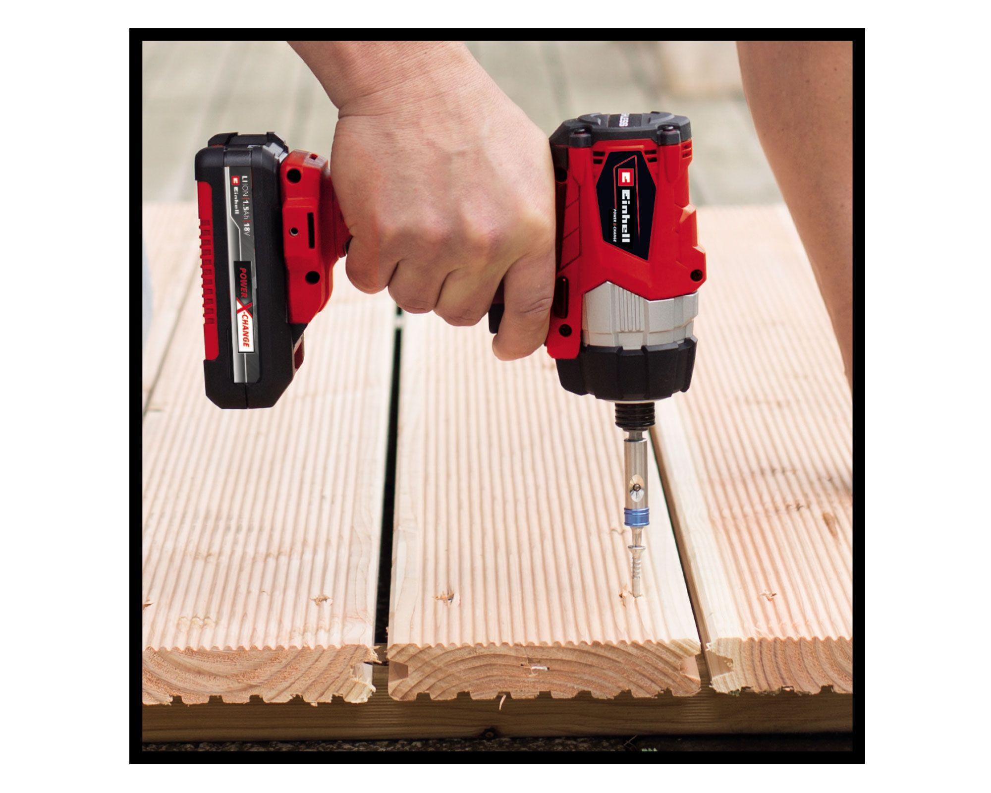 Atornillador de impacto inalámbrico 18V TE-CI 18 Li Solo Einhell-4